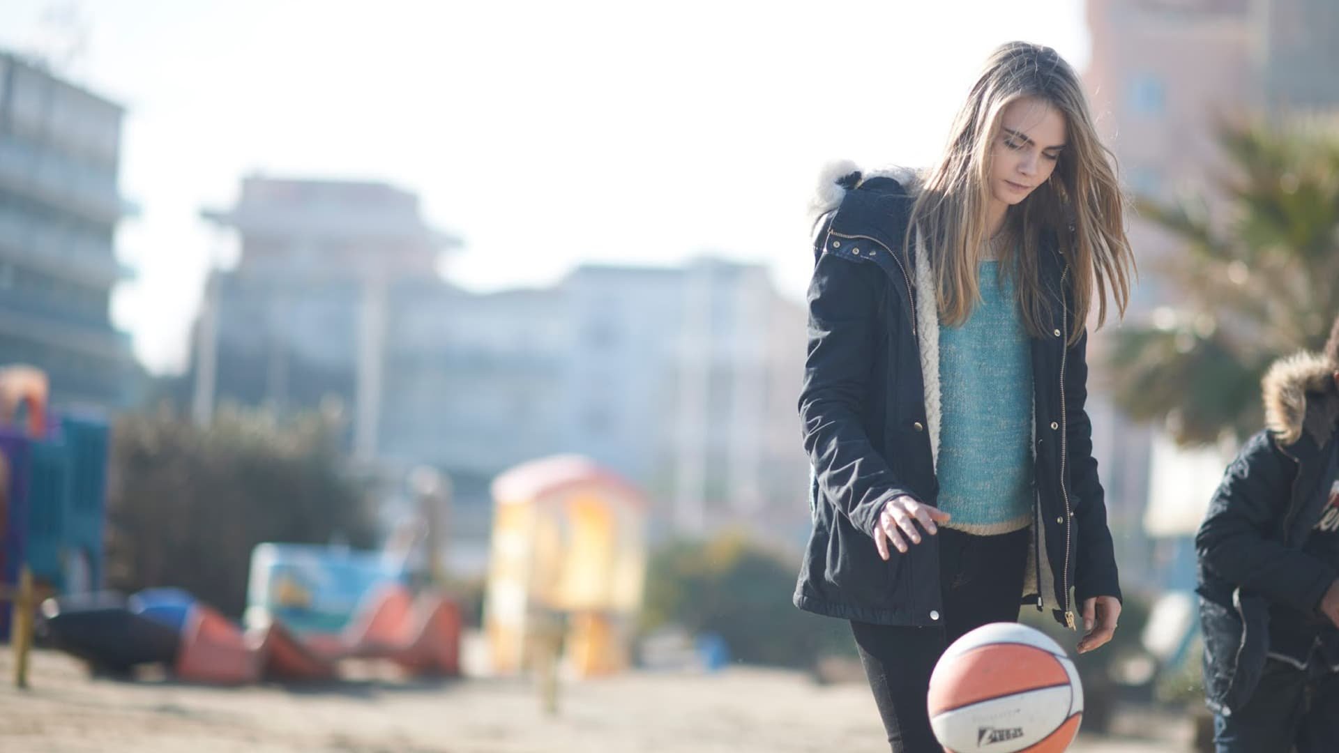 Cinematic background from The Face of an Angel 2014 - Both a journalist and a documentary filmmaker chase the story of a murder and its prime suspect.