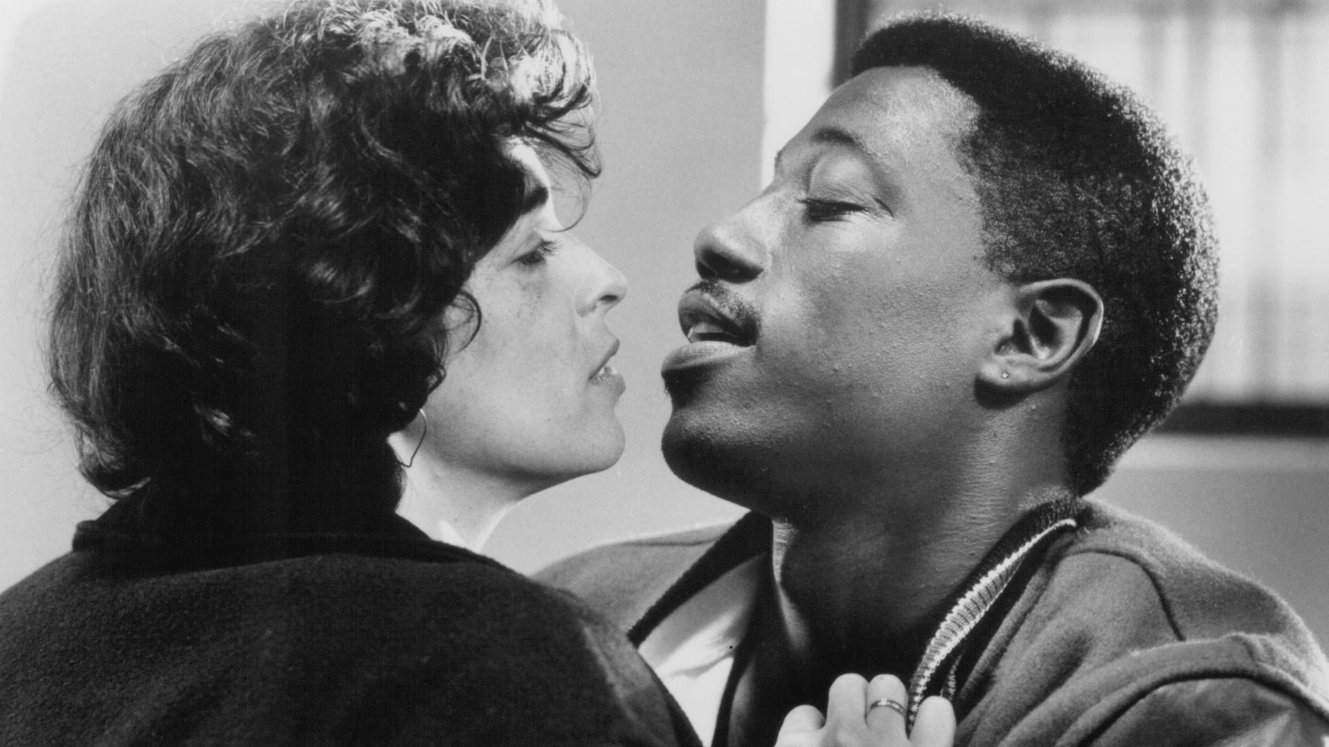 Cinematic background from Jungle Fever 1991 - A successful and married black man contemplates having an affair with a white girl from work. He's quite rightly worried that the racial difference would make an already taboo relationship even worse.