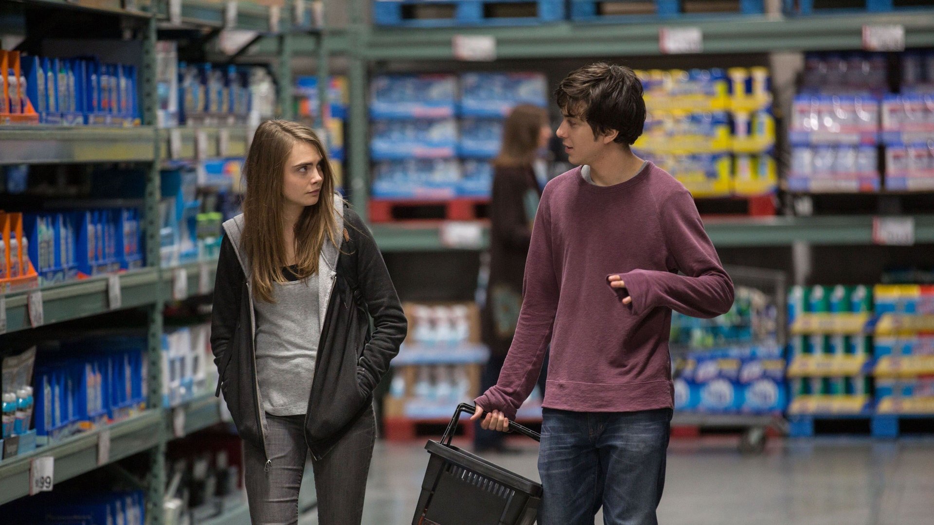 Cinematic background from Paper Towns 2015 - Quentin Jacobsen has spent a lifetime loving the magnificently adventurous Margo Roth Spiegelman from afar. So when she cracks open a window and climbs back into his life-dressed like a ninja and summoning him for an ingenious campaign of revenge-he follows. After their all-nighter ends and a new day breaks, Q arrives at school to discover that Margo, always an enigma, has now become a mystery. But Q soon learns that there are clues-and they're for him. Urged down a disconnected path, the closer he gets, the less Q sees of the girl he thought he knew.