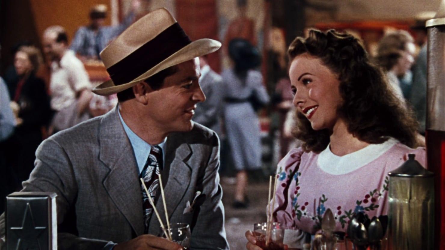 Cinematic background from State Fair 1945 - During their annual visit to the Iowa State Fair, the Frake family enjoy many adventures. Proud patriarch Abel has high hopes for his champion swine Blueboy; and his wife Melissa enters the mincemeat and pickles contest...with hilarious results.