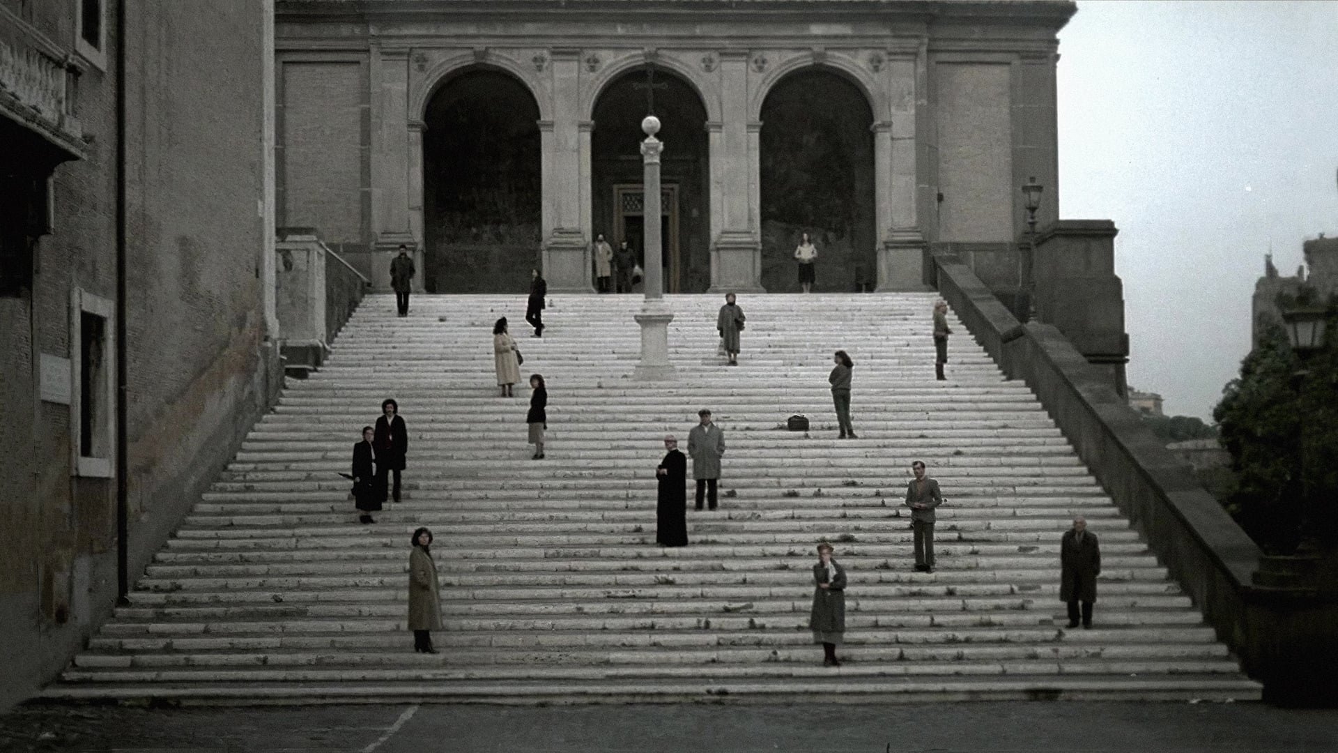 Cinematic background from Nostalghia 1983 - A Russian poet and his interpreter travel to Italy to research the life of an 18th-century composer.