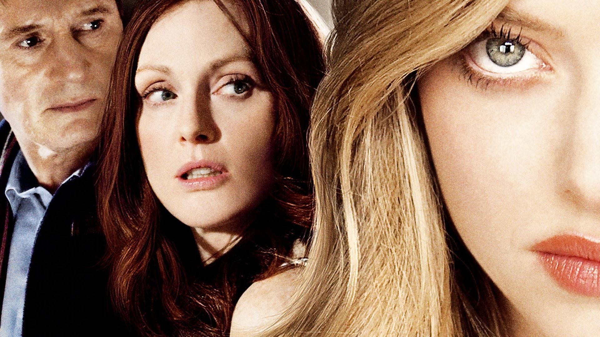 Cinematic background from Chloe 2009 - A doctor hires an escort to seduce her husband, whom she suspects of cheating, though unforeseen events put the family in danger.