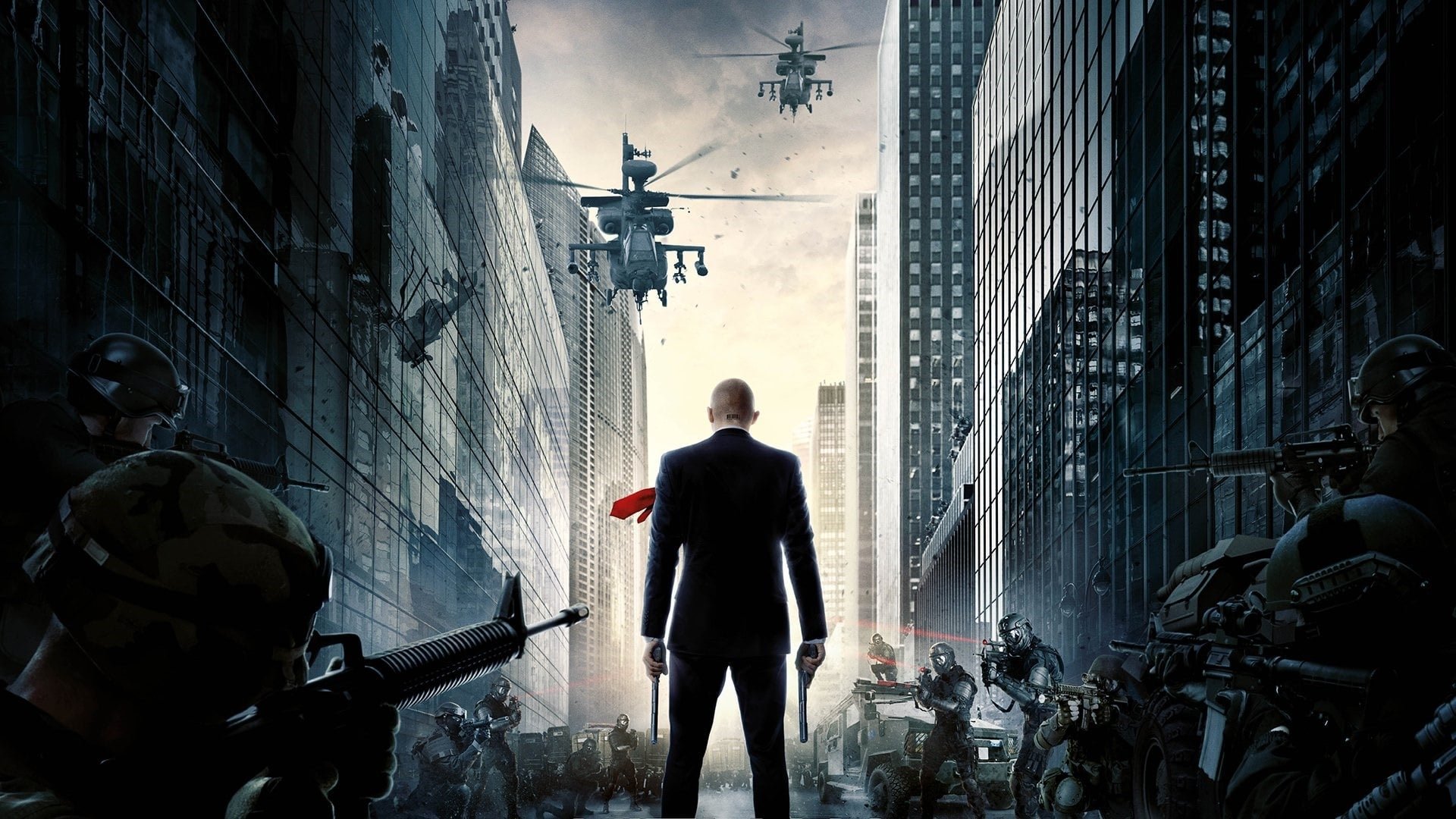 Cinematic background from Hitman: Agent 47 2015 - An assassin teams up with a woman to help her find her father and uncover the mysteries of her ancestry.