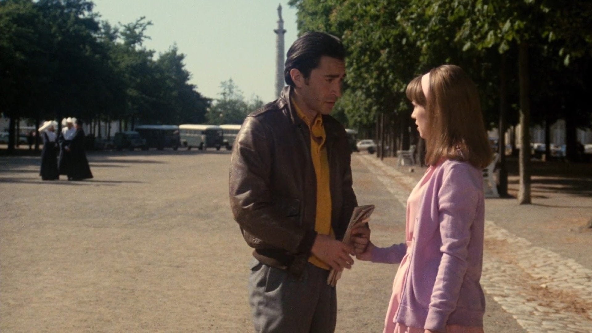 Cinematic background from A Room in Town 1982 - Set against the backdrop of an increasingly violent strike, a worker falls in love with the middle-class daughter of his landlady.