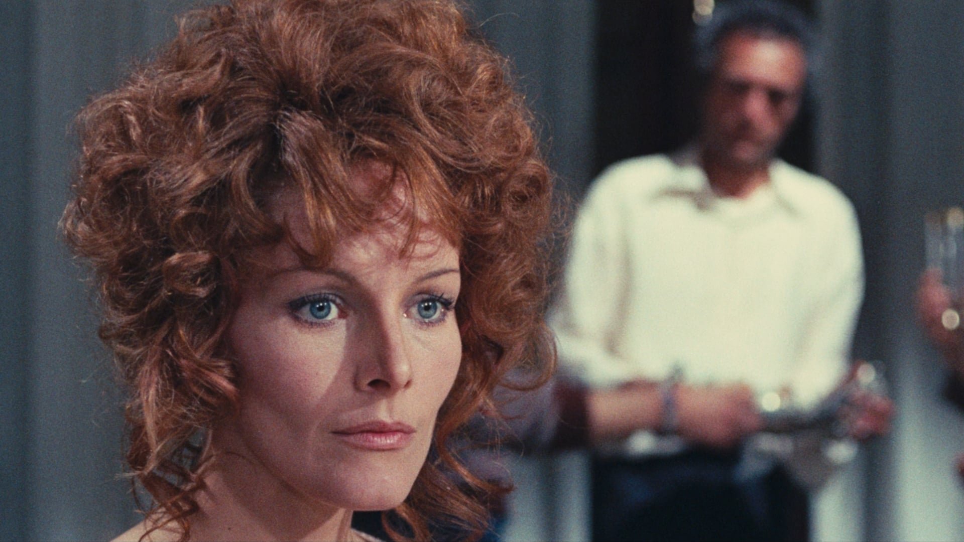 Cinematic background from Your Vice Is a Locked Room and Only I Have the Key 1972 - Oliviero is a drunk, burned-out writer who amuses himself by hosting orgies at his grand country manor and humiliating his wife Irina. When a number of women are murdered in grisly fashion, Oliviero becomes a prime suspect.