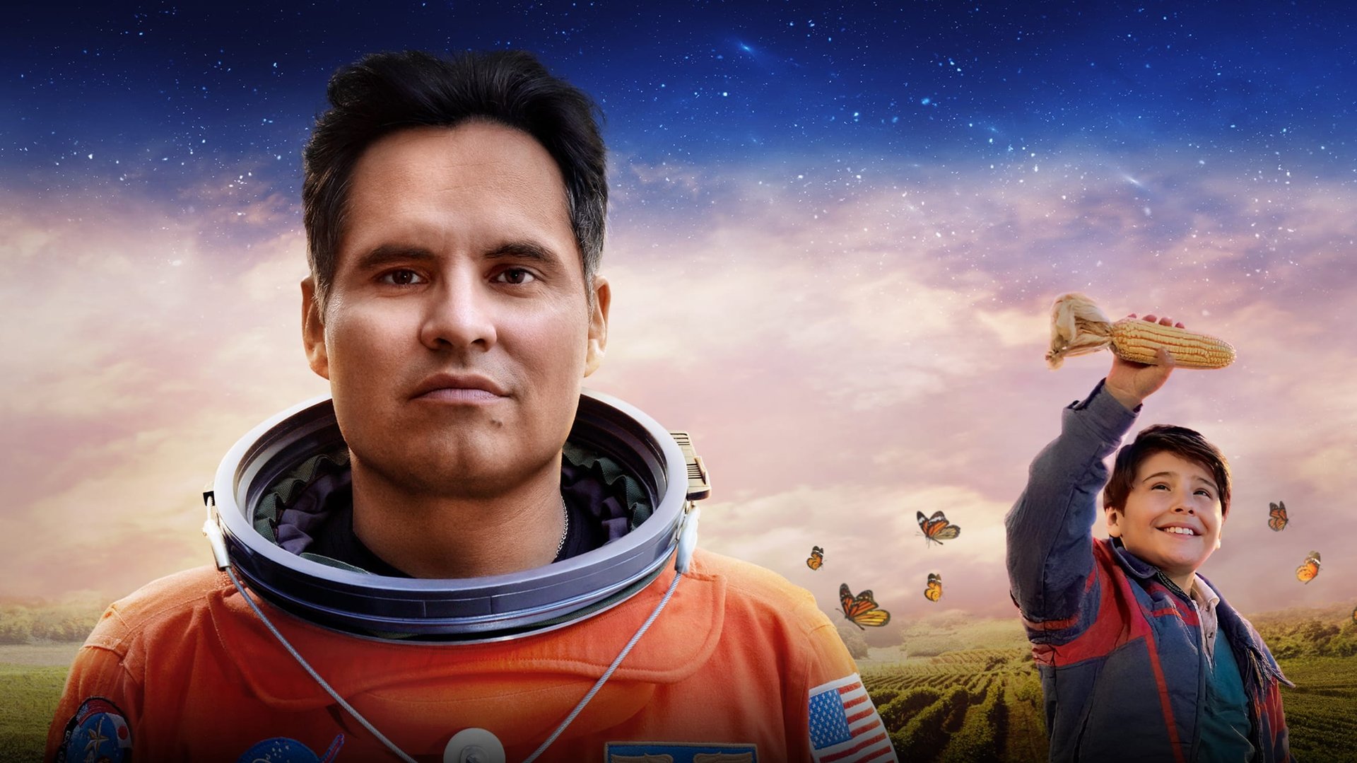 Cinematic background from A Million Miles Away 2023 - The life of engineer and former NASA astronaut José M. Hernández, the first migrant farmworker to go to space.