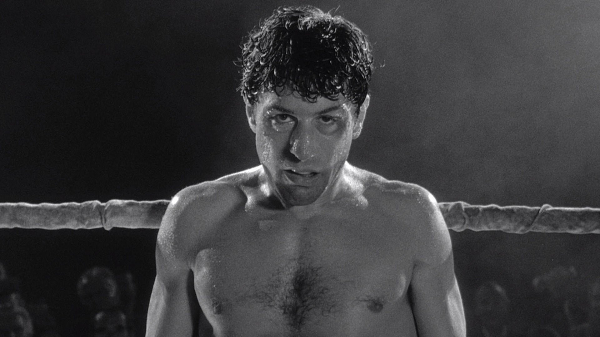 Cinematic background from Raging Bull 1980 - The life of boxer Jake LaMotta, whose violence and temper that led him to the top in the ring destroyed his life outside of it.