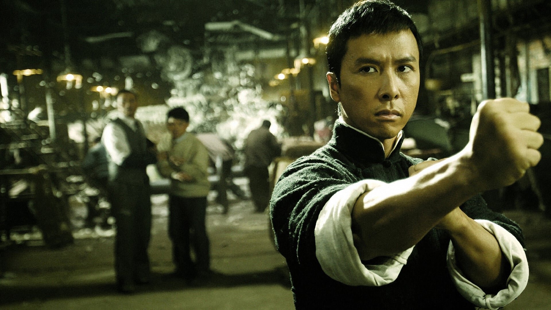 Cinematic background from Ip Man 2008 - A semi-biographical account of Yip Man, the first martial arts master to teach the Chinese martial art of Wing Chun. The film focuses on events surrounding Ip that took place in the city of Foshan between the 1930s to 1940s during the Second Sino-Japanese War. Directed by Wilson Yip, the film stars Donnie Yen in the lead role, and features fight choreography by Sammo Hung.