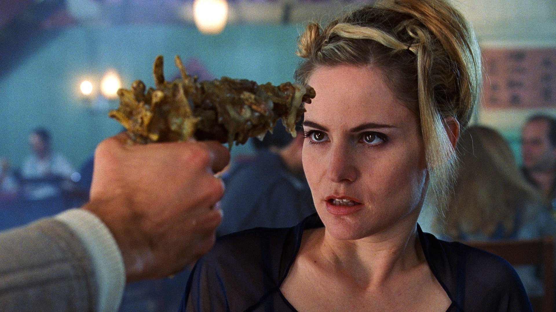 Cinematic background from eXistenZ 1999 - A game designer on the run from assassins must play her latest virtual reality creation with a marketing trainee to determine if the game has been damaged.