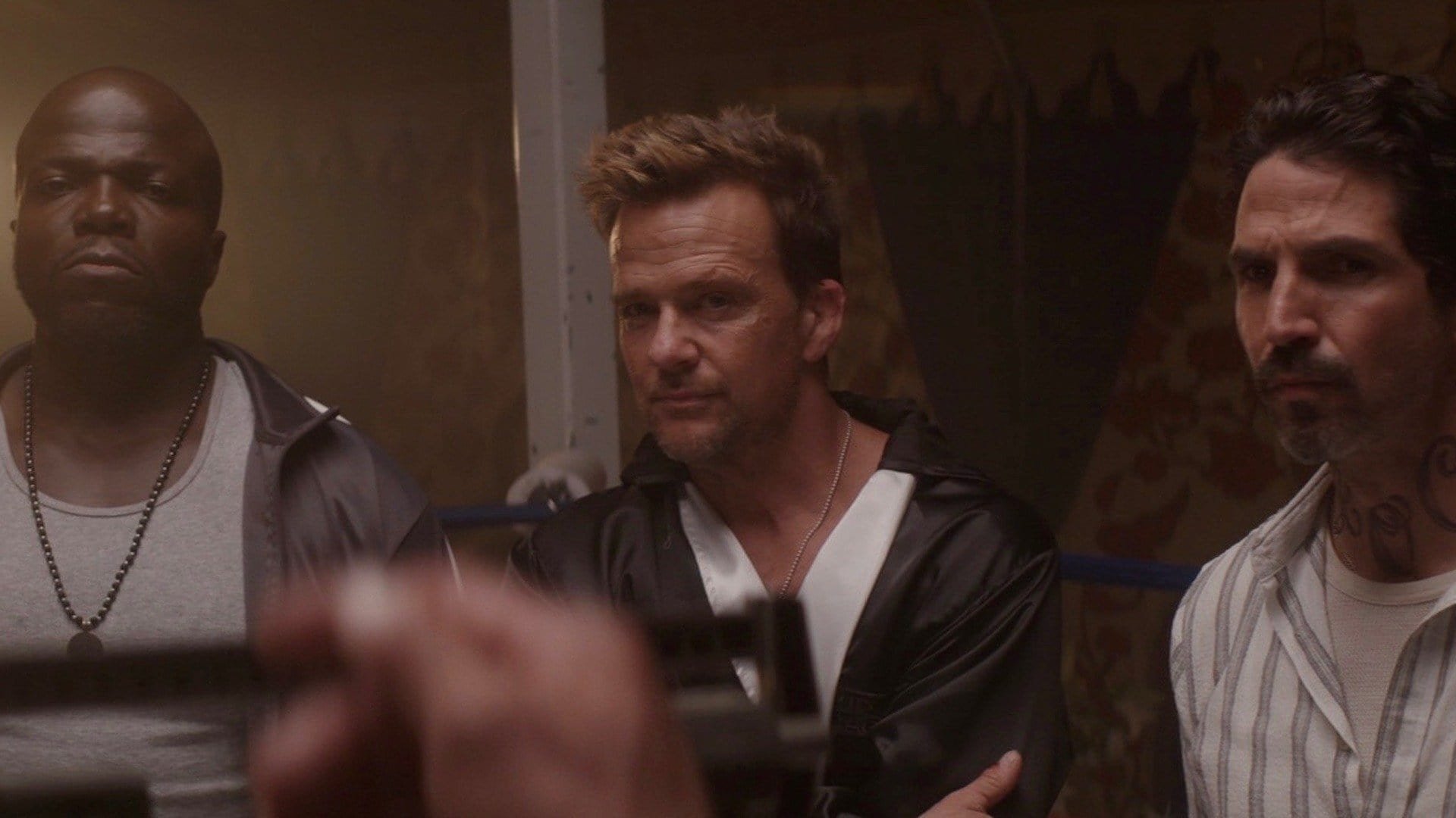 Cinematic background from Born a Champion 2021 - After a blood- soaked jujitsu match in Dubai, fighting legend Mickey Kelley falls to superstar Blaine. But years later, an online video proves that Blaine cheated, and the world demands a rematch. Can the aging underdog get back into shape in time to vanquish his foe, get revenge, and claim his prize?