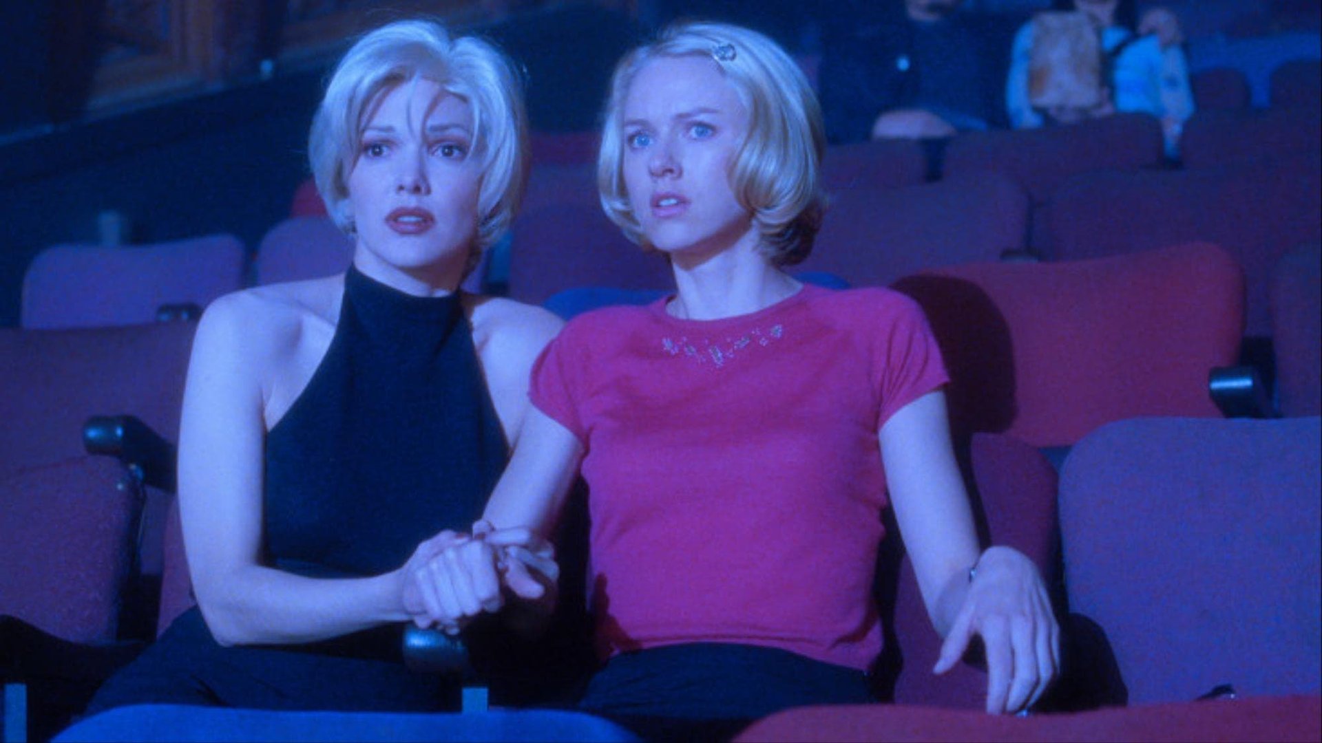 Cinematic background from Mulholland Drive 2001 - Blonde Betty Elms has only just arrived in Hollywood to become a movie star when she meets an enigmatic brunette with amnesia. Meanwhile, as the two set off to solve the second woman's identity, filmmaker Adam Kesher runs into ominous trouble while casting his latest project.