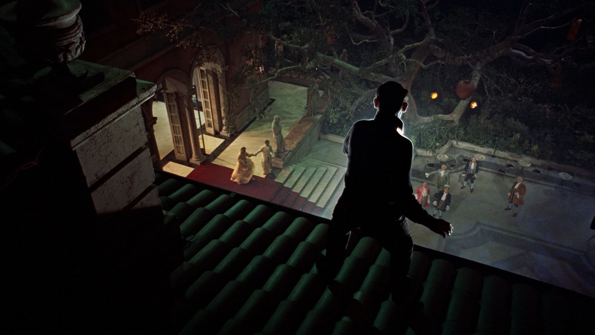 Cinematic background from To Catch a Thief 1955 - An ex-thief is accused of enacting a new crime spree, so to clear his name he sets off to catch the new thief, who’s imitating his signature style.