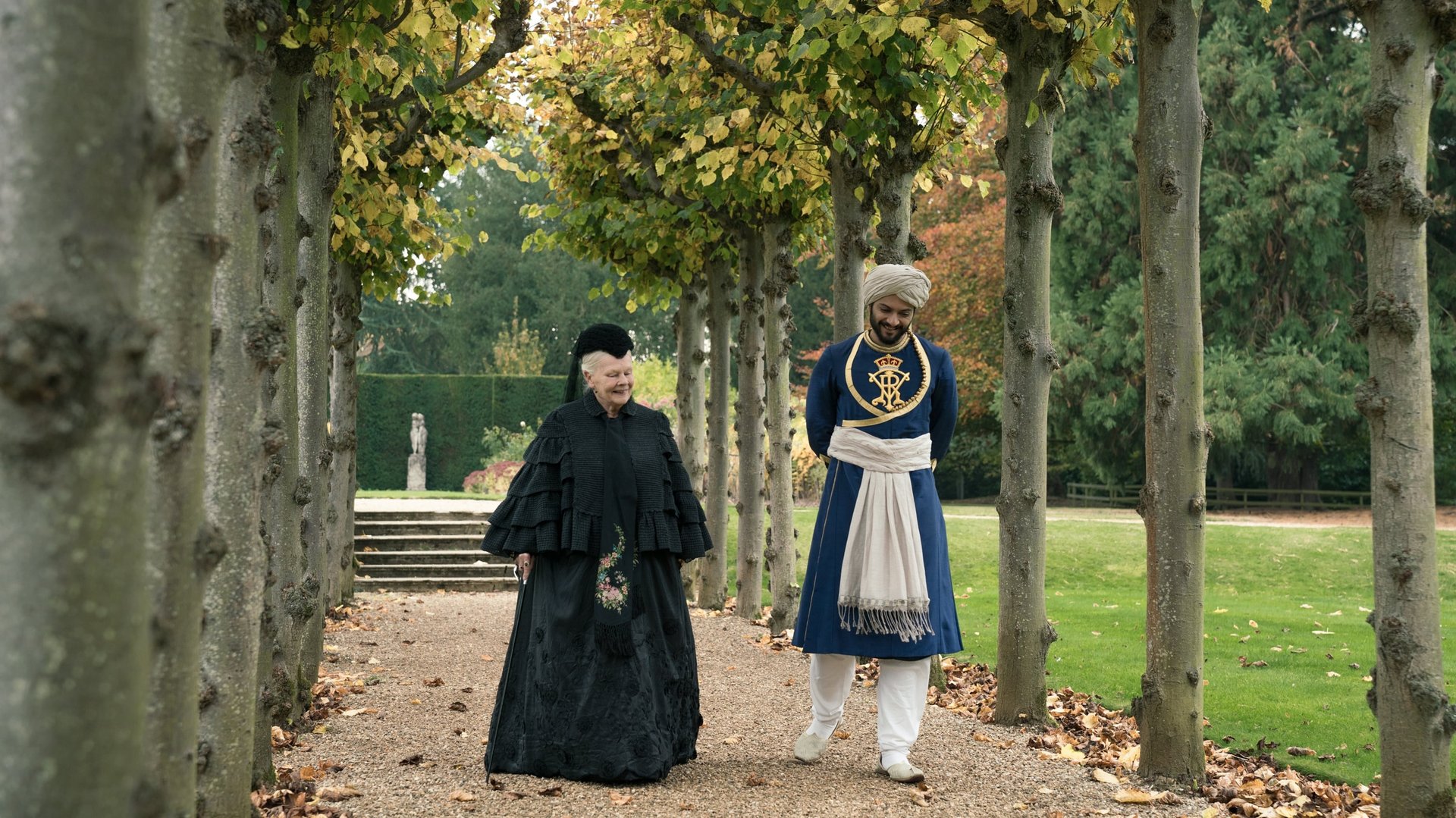 Cinematic background from Victoria & Abdul 2017 - Queen Victoria strikes up an unlikely friendship with a young Indian clerk named Abdul Karim.