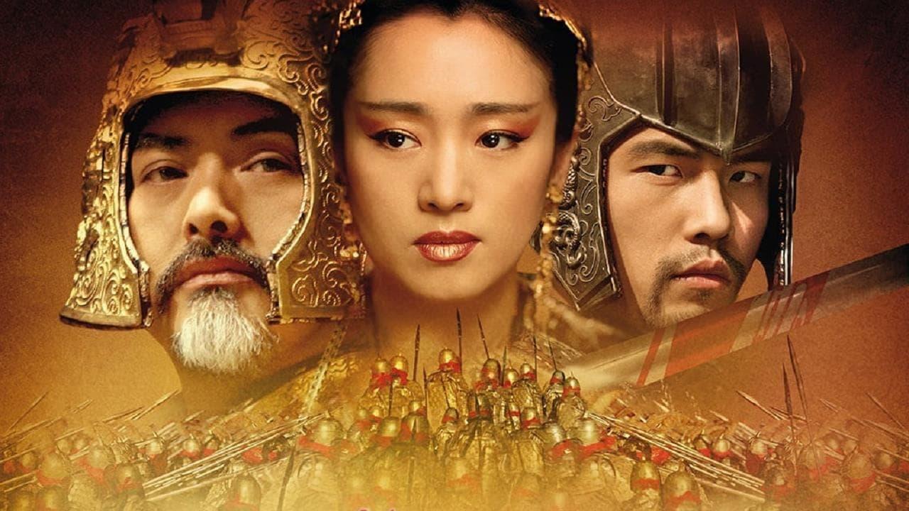 Cinematic background from Curse of the Golden Flower 2006 - During China's Tang dynasty the emperor has taken the princess of a neighboring province as his wife. She has borne him two sons and raised his eldest. Now his control over his dominion is complete, including the royal family itself.