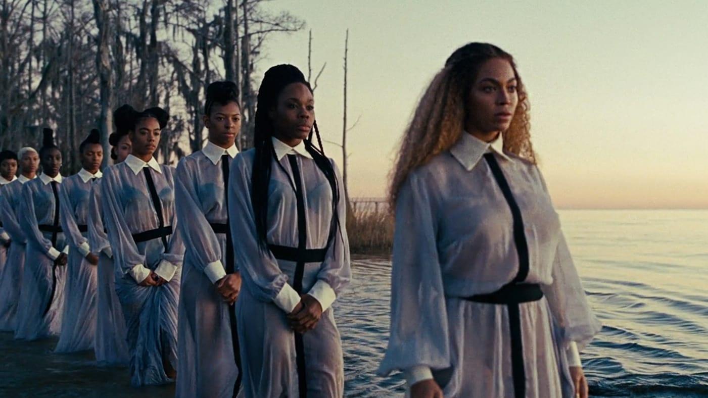 Cinematic background from Lemonade 2016 - The second "visual album" (a collection of short films) by Beyoncé, this time around she takes a piercing look at racial issues and feminist concepts through a sexualized, satirical, and solemn tone.