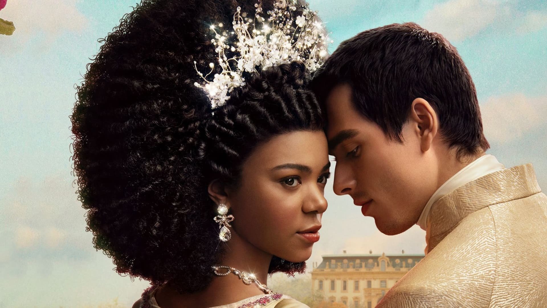 Cinematic background from Queen Charlotte: A Bridgerton Story 2023 - 2023 - The story of how the young Queen Charlotte’s marriage to King George sparked both a great love story and a societal shift, creating the world of the Ton inherited by the characters in Bridgerton.