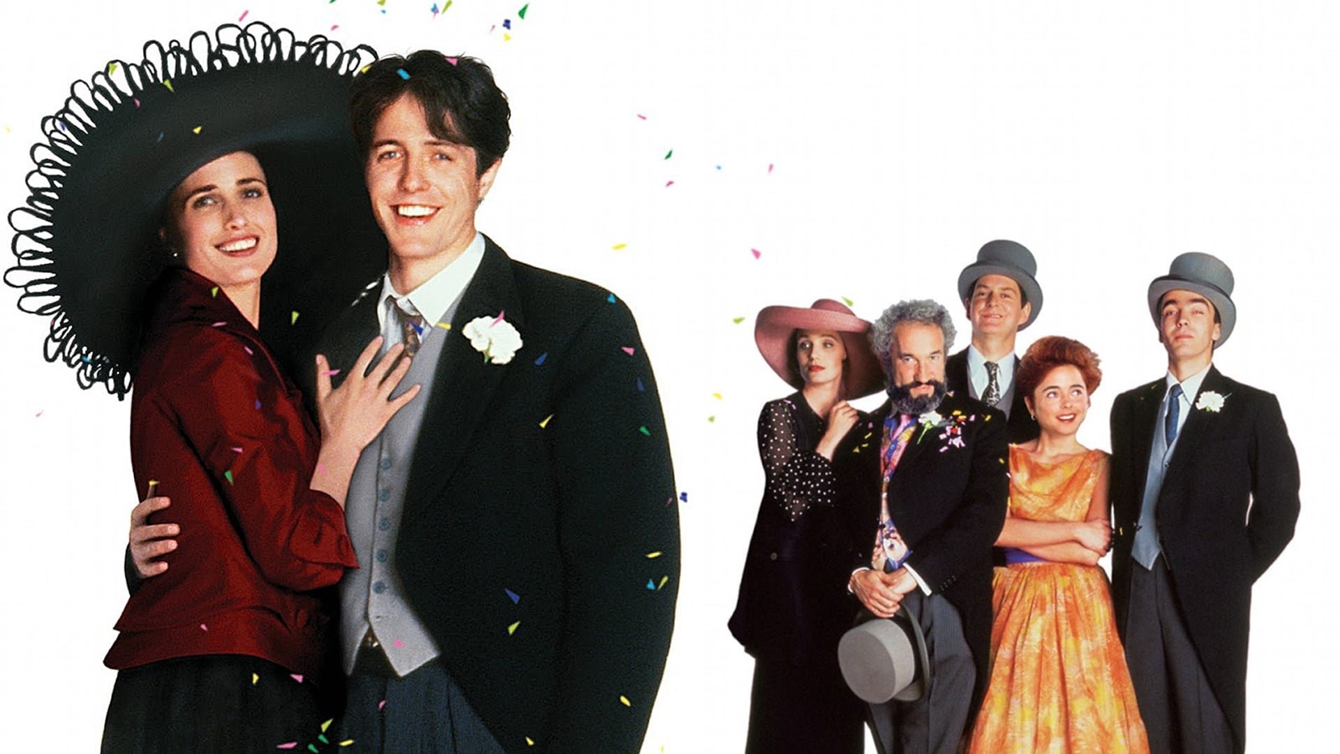 Cinematic background from Four Weddings and a Funeral 1994 - Over the course of five social occasions, a committed bachelor must consider the notion that he may have discovered love.