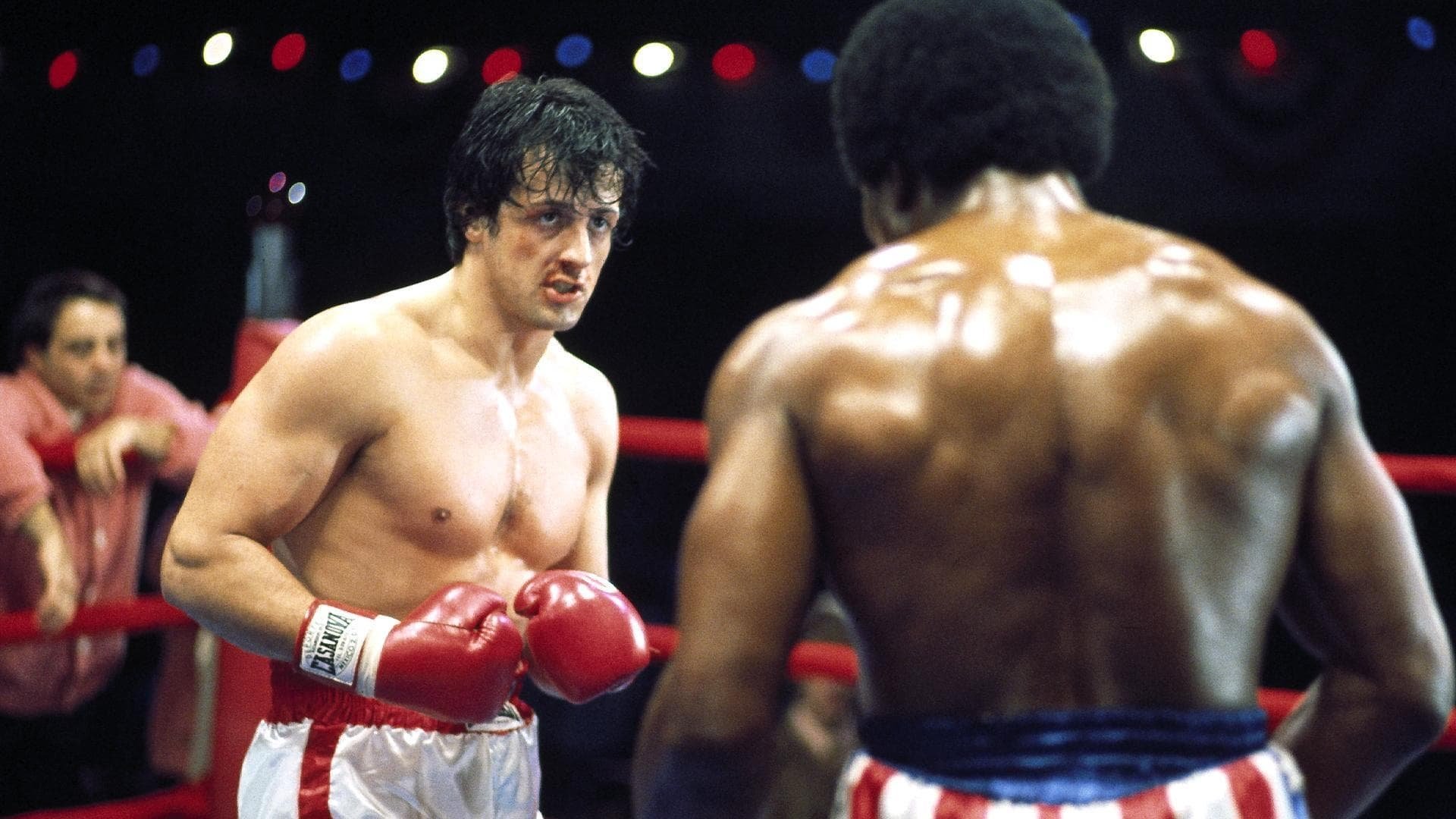 Cinematic background from Rocky 1976 - An uneducated collector for a Philadelphia loan shark is given a once-in-a-lifetime opportunity to fight against the world heavyweight boxing champion.