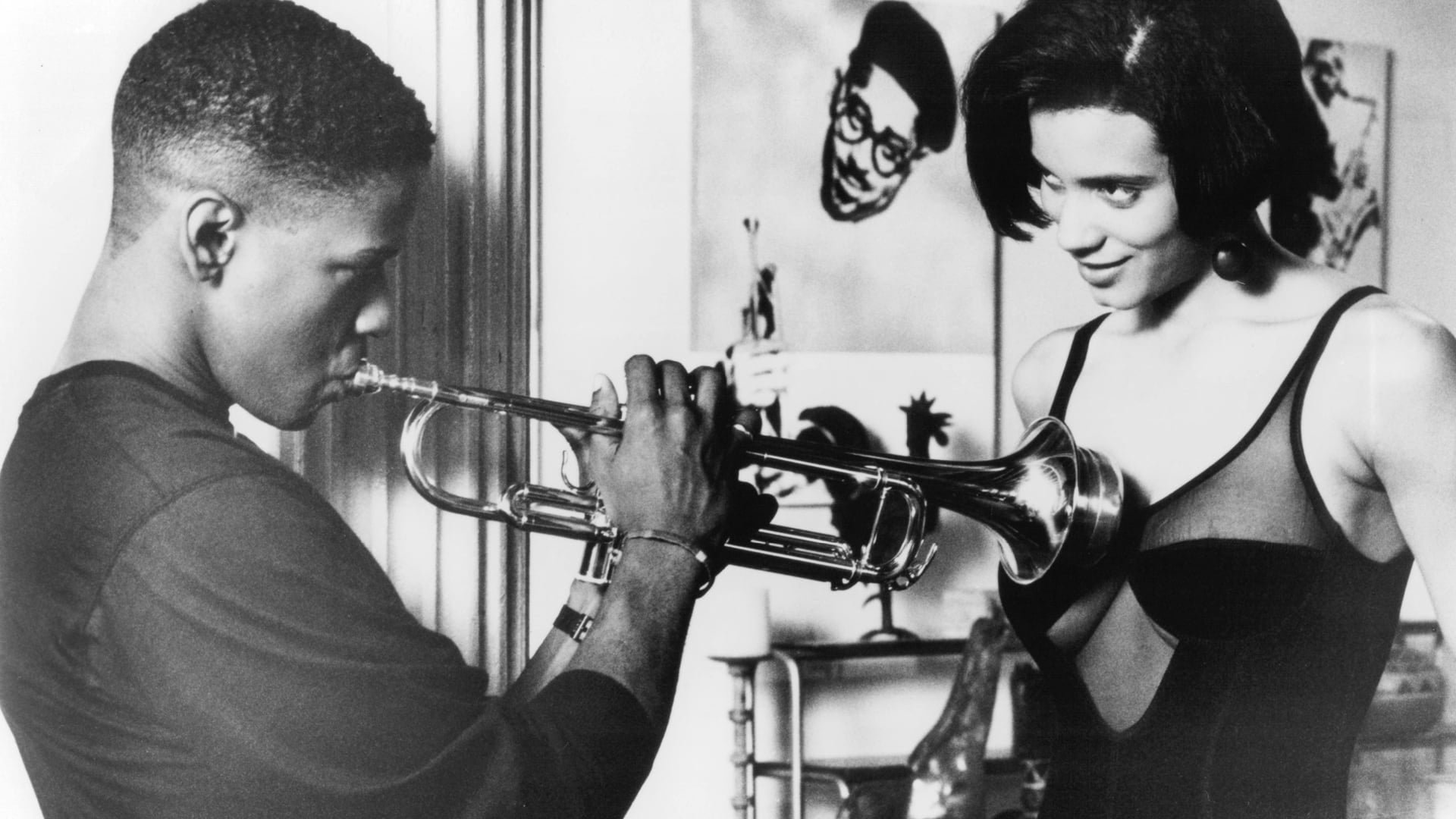 Cinematic background from Mo' Better Blues 1990 - Talented but self-centered trumpeter Bleek Gilliam is obsessed with his music and indecisiveness about his girlfriends Indigo and Clarke. But when he is forced to come to the aid of his manager and childhood friend, Bleek finds his world more fragile than he ever imagined.