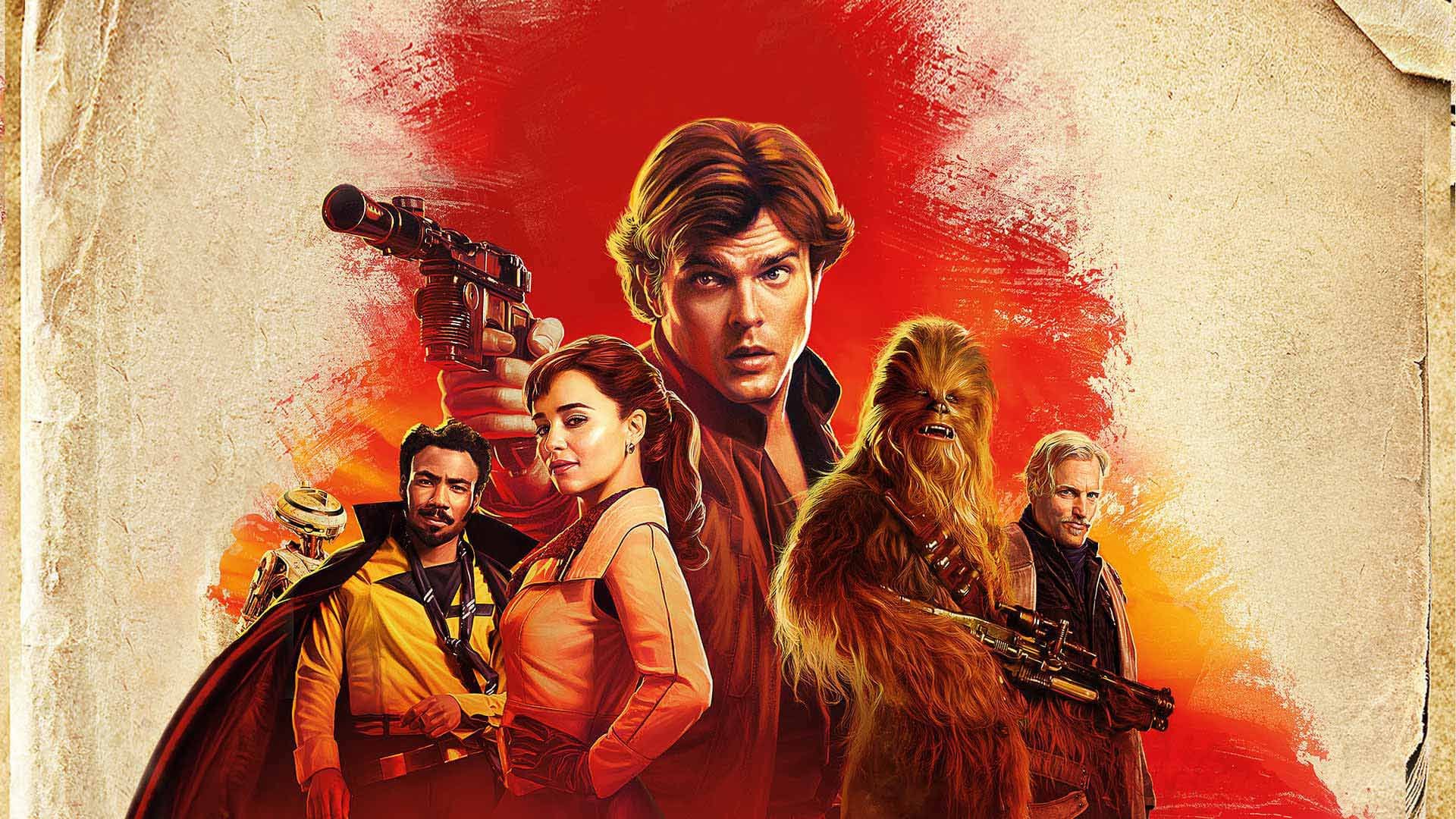 Cinematic background from Solo: A Star Wars Story 2018 - Through a series of daring escapades deep within a dark and dangerous criminal underworld, Han Solo meets his mighty future copilot Chewbacca and encounters the notorious gambler Lando Calrissian.