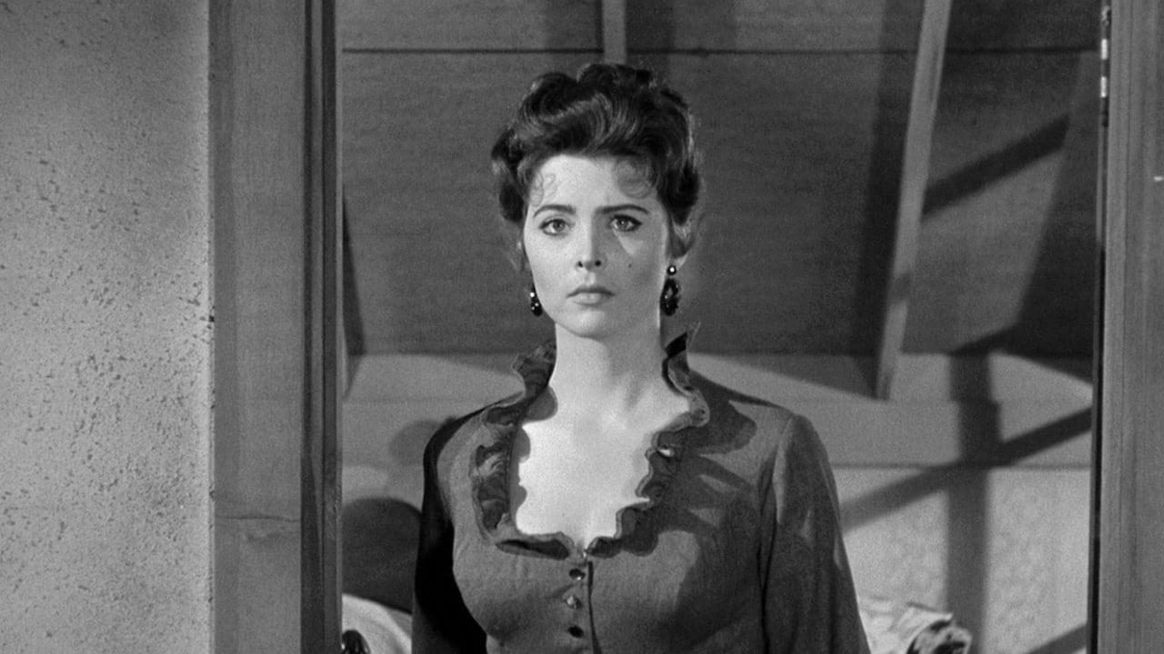 Cinematic background from Day of the Outlaw 1959 - Blaise Starrett is a rancher at odds with homesteaders when outlaws hold up the small town. The outlaws are held in check only by their notorious leader, but he is diagnosed with a fatal wound and the town is a powder keg waiting to blow.