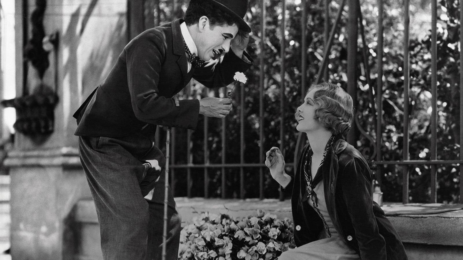 Cinematic background from City Lights 1931 - In this sound-era silent film, a tramp falls in love with a beautiful blind flower seller.