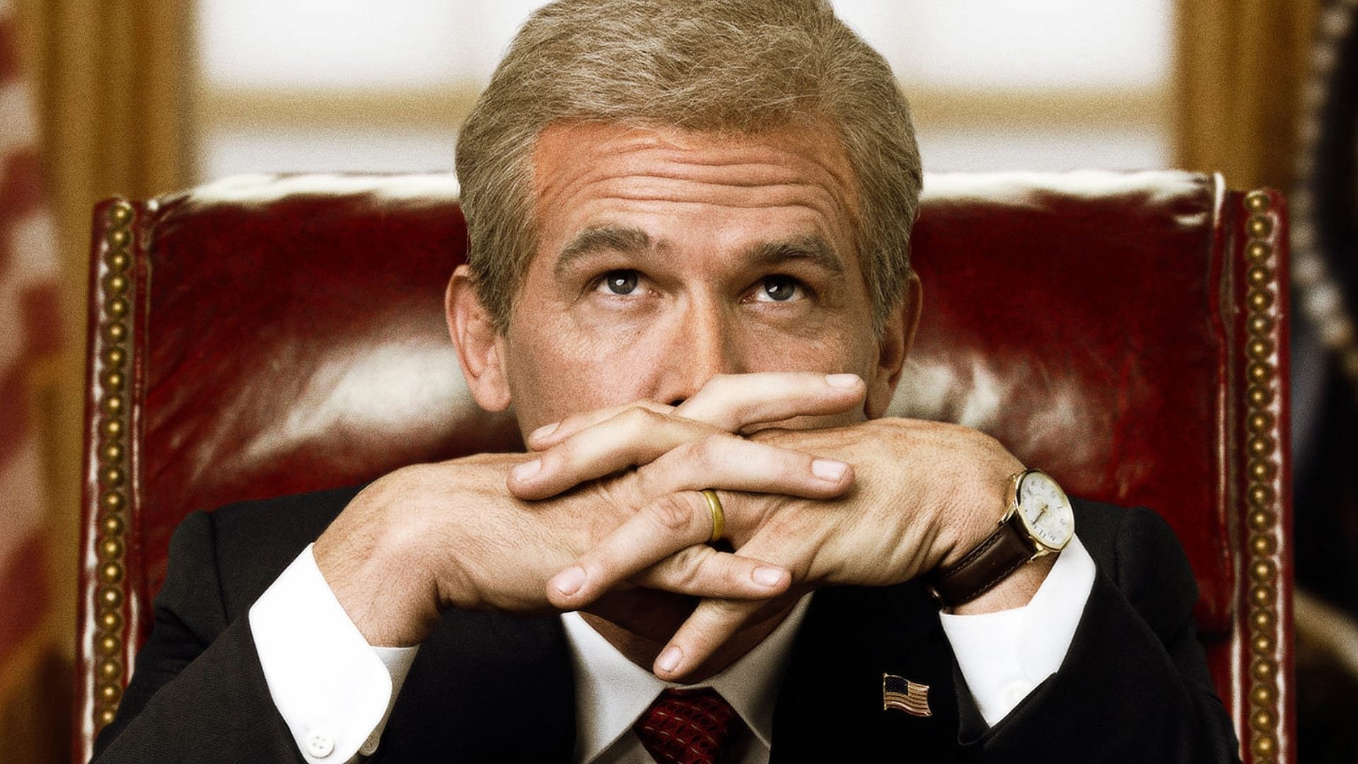 Cinematic background from W. 2008 - The story of the eventful life of George W. Bush—his struggles and triumphs, how he found both his wife and his faith—and the critical days leading up to his decision to invade Iraq.