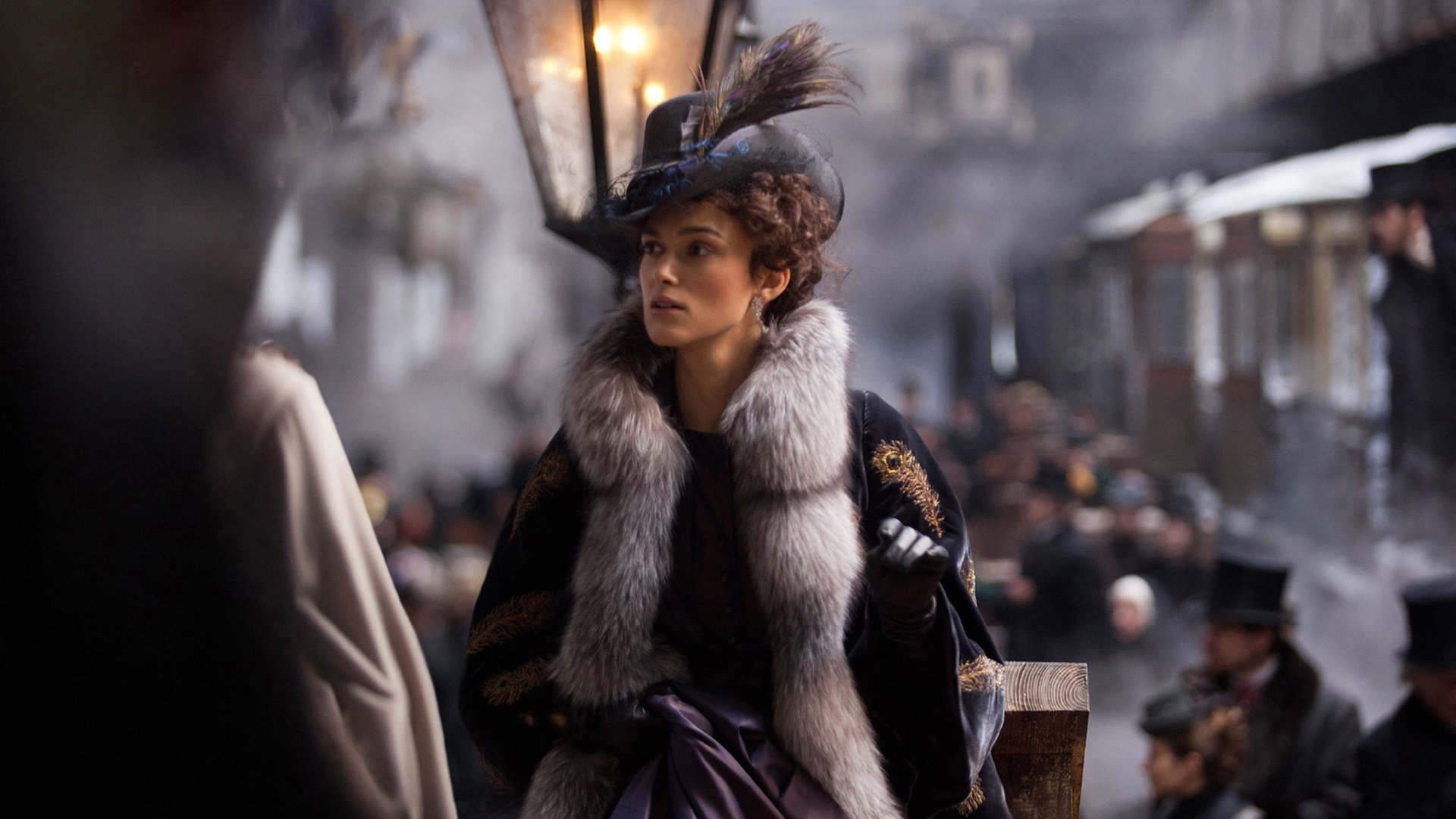 Cinematic background from Anna Karenina 2012 - In Imperial Russia, Anna, the wife of the officer Karenin, goes to Moscow to visit her brother. On the way, she meets the charming cavalry officer Vronsky to whom she is immediately attracted. But in St. Petersburg’s high society, a relationship like this could destroy a woman’s reputation.