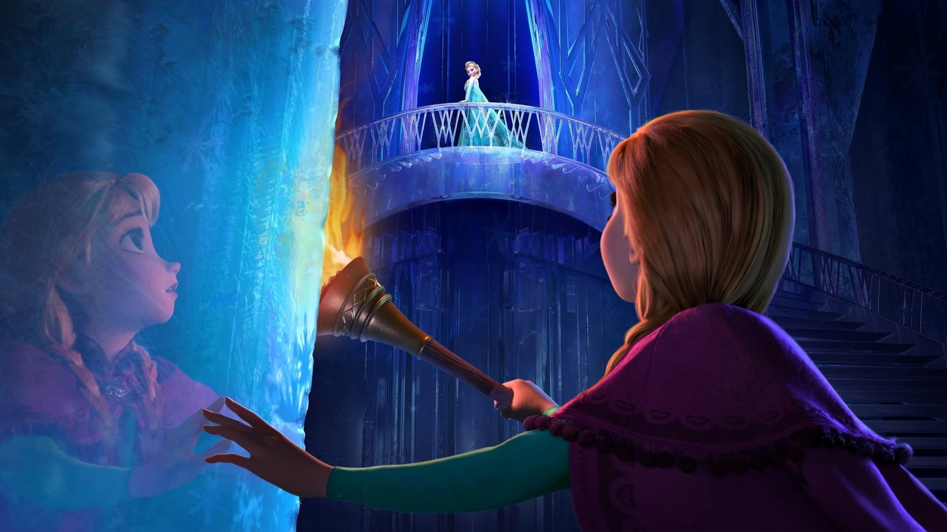 Cinematic background from Frozen 2013 - Young princess Anna of Arendelle dreams about finding true love at her sister Elsa’s coronation. Fate takes her on a dangerous journey in an attempt to end the eternal winter that has fallen over the kingdom. She's accompanied by ice delivery man Kristoff, his reindeer Sven, and snowman Olaf. On an adventure where she will find out what friendship, courage, family, and true love really means.