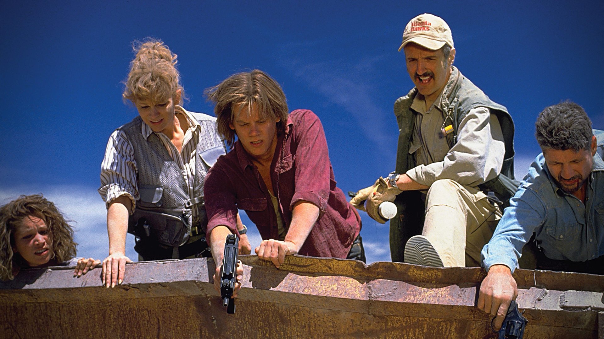Cinematic background from Tremors 1990 - Val McKee and Earl Bassett are in a fight for their lives when they discover that their desolate town has been infested with gigantic, man-eating creatures that live below the ground.