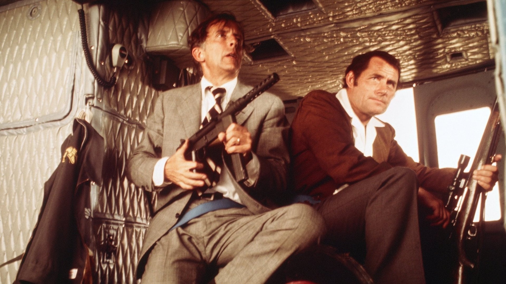 Cinematic background from Black Sunday 1977 - An Israeli anti-terrorist agent must stop a disgruntled Vietnam vet cooperating in a Black September PLO plot to commit a terrorist attack at the Super Bowl.