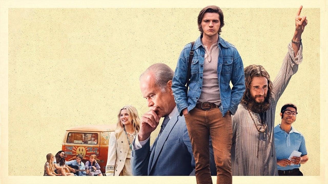 Cinematic background from Jesus Revolution 2023 - In the 1970s, aimless teenager Greg Laurie searches for all the right things in all the wrong places until he meets Lonnie Frisbee, a charismatic hippie/street preacher. Together with local pastor Chuck Smith, they open the doors of a languishing church to an unexpected revival.