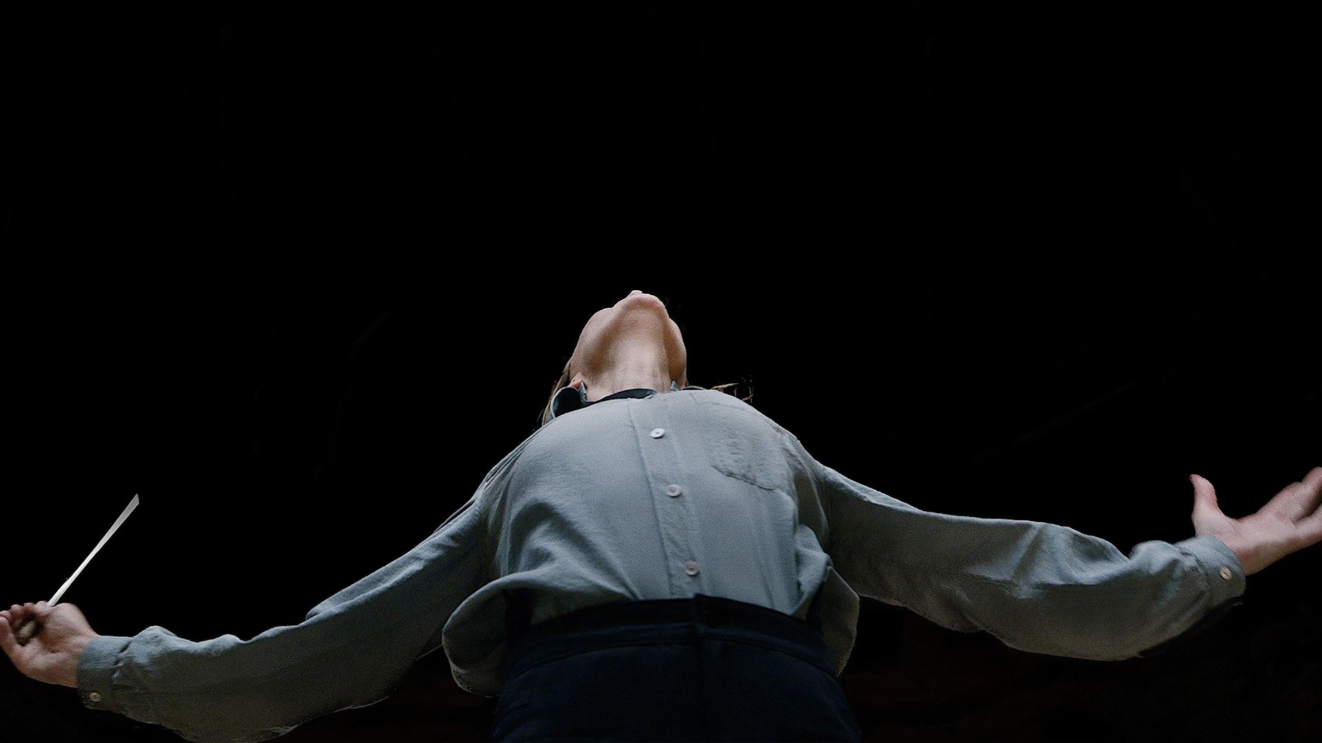 Cinematic background from Tár 2022 - Renowned musician Lydia Tár is days away from recording the symphony that will elevate her career.  However, Lydia's elaborate facade begins to unravel, revealing dirty secrets and the corrosive nature of power.