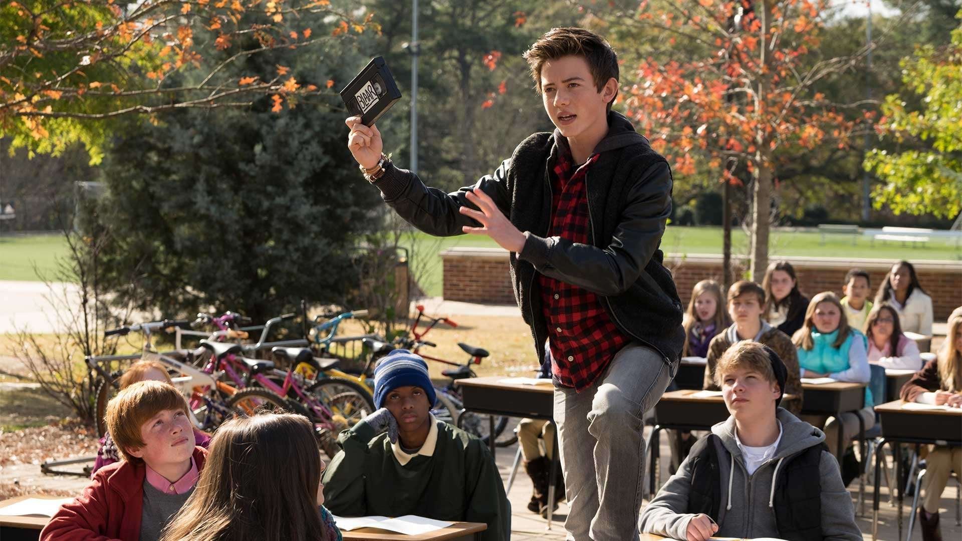 Cinematic background from Middle School: The Worst Years of My Life 2016 - A quiet teenage artist Rafe Katchadorian has a wild imagination and is sick of middle school and the rules that have been put before him. Rafe and his best friend Leo have come up with a plan: break every rule in the school hand book and as you expect trouble follows.