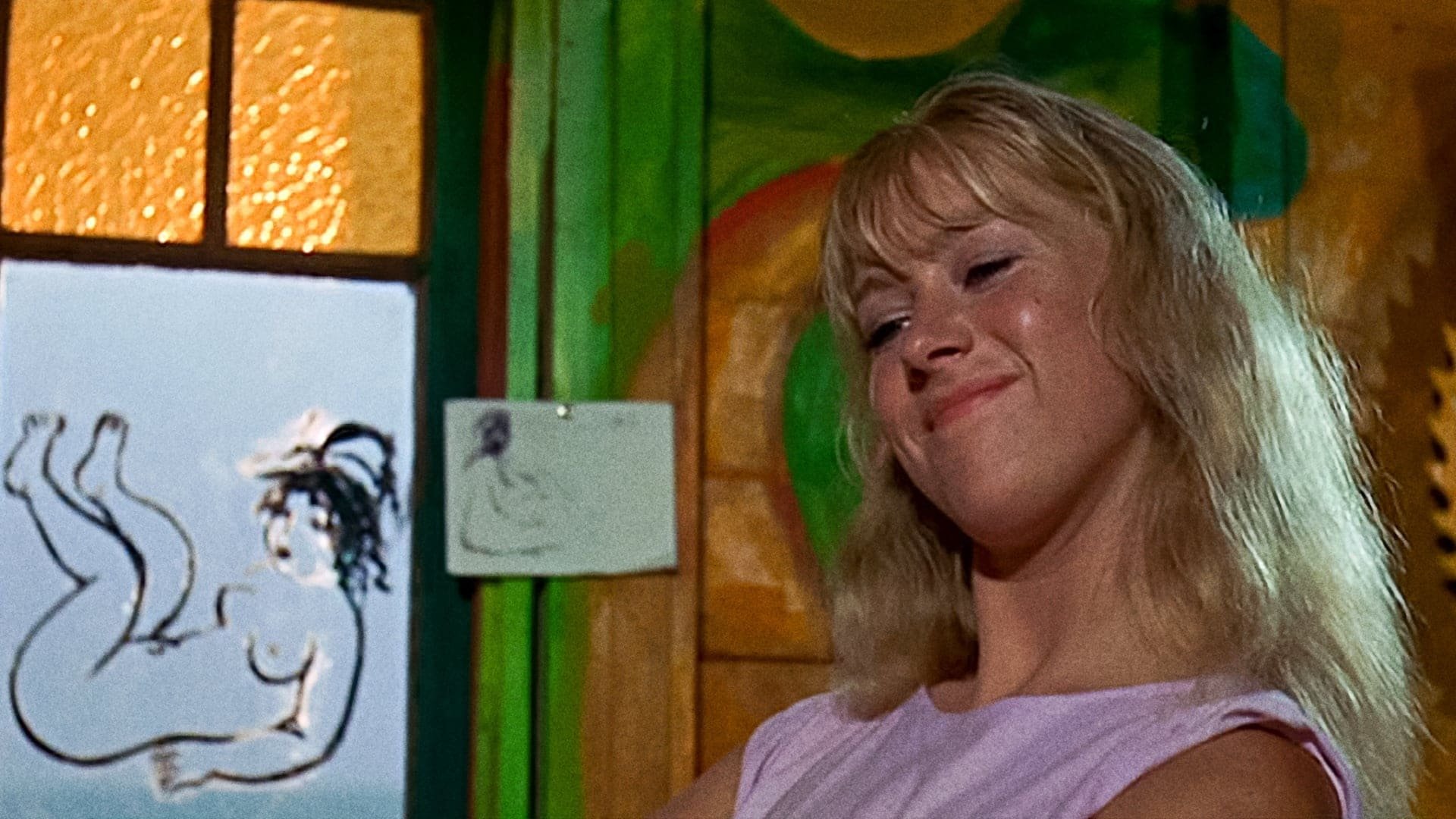 Cinematic background from Age of Consent 1969 - An elderly artist thinks he has become too stale and is past his prime. His friend (and agent) persuades him to go to an offshore island to try once more. On the island he re-discovers his muse in the form of a young girl.