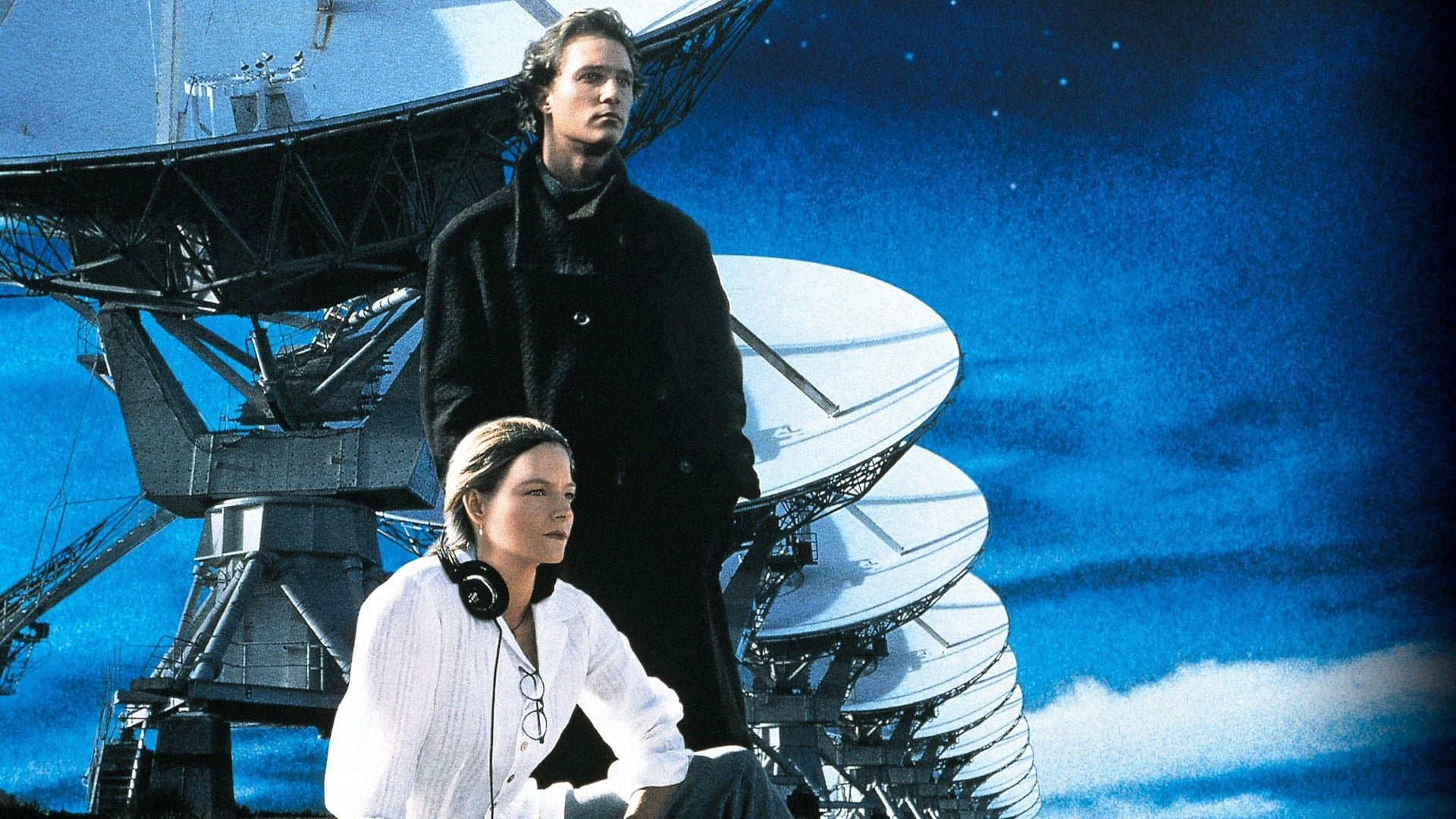 Cinematic background from Contact 1997 - A radio astronomer receives the first extraterrestrial radio signal ever picked up on Earth. As the world powers scramble to decipher the message and decide upon a course of action, she must make some difficult decisions between her beliefs, the truth, and reality.