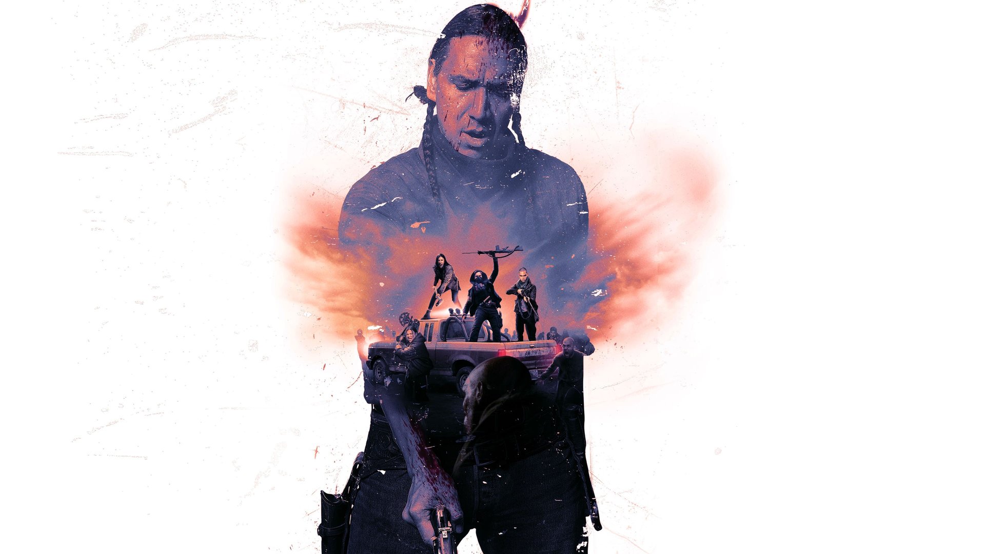 Cinematic background from Blood Quantum 2019 - The dead are coming back to life outside the isolated Mi'kmaq reserve of Red Crow, except for its Indigenous inhabitants who are strangely immune to the zombie plague.