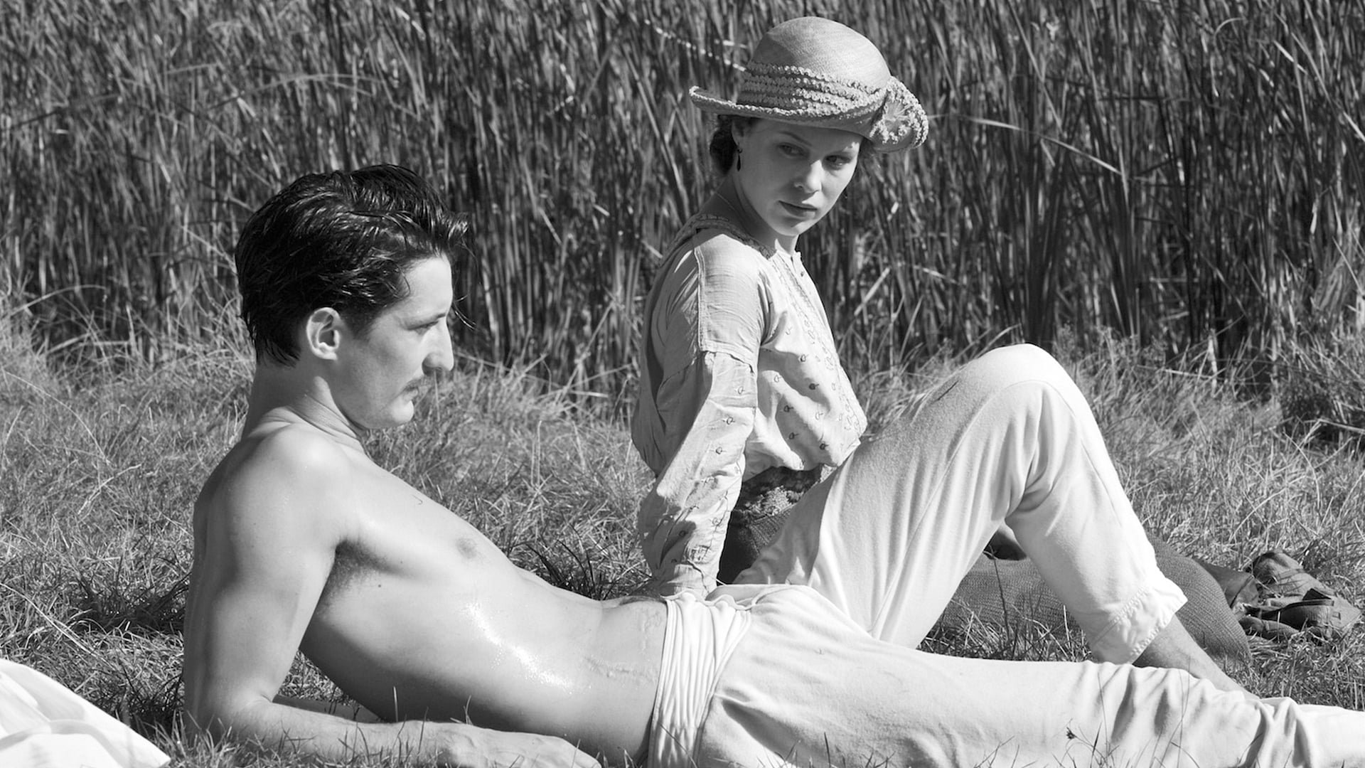 Cinematic background from Frantz 2016 - In the aftermath of WWI, a young German who grieves the death of her fiancé in France meets a mysterious French man who visits the fiance’s grave to lay flowers.
