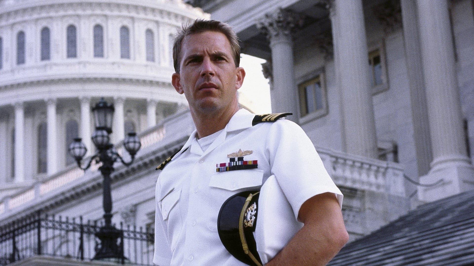 Cinematic background from No Way Out 1987 - Navy Lt. Tom Farrell meets a young woman, Susan Atwell , and they share a passionate fling. Farrell then finds out that his superior, Defense Secretary David Brice, is also romantically involved with Atwell. When the young woman turns up dead, Farrell is put in charge of the murder investigation. He begins to uncover shocking clues about the case, but when details of his encounter with Susan surface, he becomes a suspect as well.