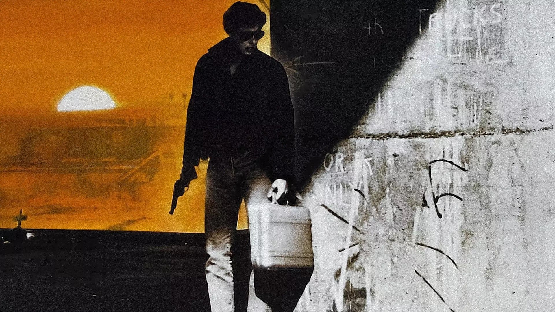 Cinematic background from To Live and Die in L.A. 1985 - A fearless Secret Service agent will stop at nothing to bring down the counterfeiter who killed his partner.