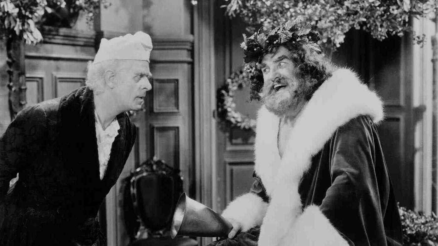 Cinematic background from A Christmas Carol 1938 - Miser Ebenezer Scrooge is awakened on Christmas Eve by spirits who reveal to him his own miserable existence, what opportunities he wasted in his youth, his current cruelties, and the dire fate that awaits him if he does not change his ways. Scrooge is faced with his own story of growing bitterness and meanness, and must decide what his own future will hold: death or redemption.