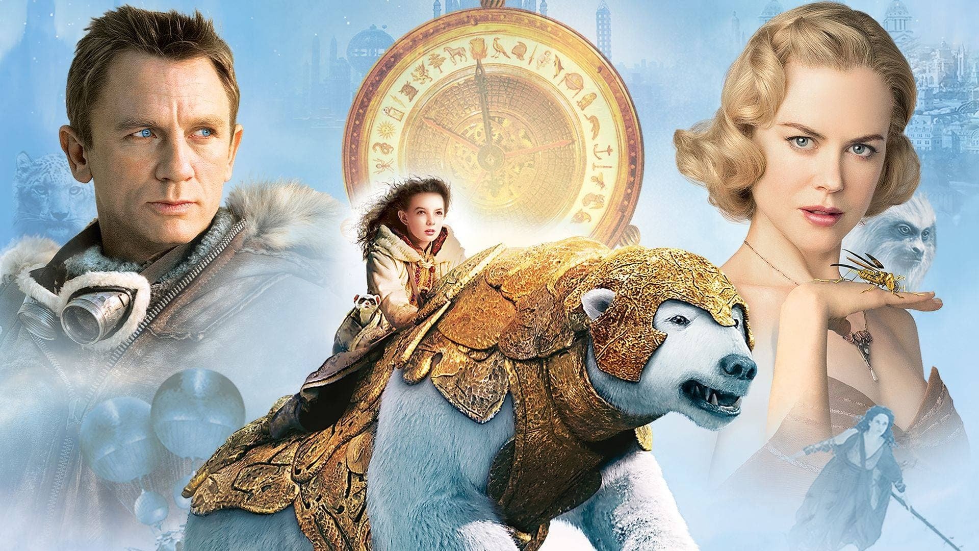 Cinematic background from The Golden Compass 2007 - After overhearing a shocking secret, precocious orphan Lyra Belacqua trades her carefree existence roaming the halls of Jordan College for an otherworldly adventure in the far North, unaware that it's part of her destiny.