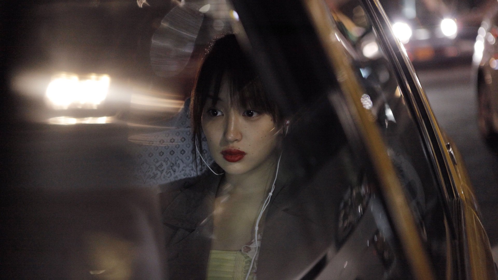 Cinematic background from Like Someone in Love 2012 - An old man and a young woman meet in Tokyo. She knows nothing about him, he thinks he knows her. He welcomes her into his home, she offers him her body. But the web that is woven between them in the space of twenty four hours bears no relation to the circumstances of their encounter.