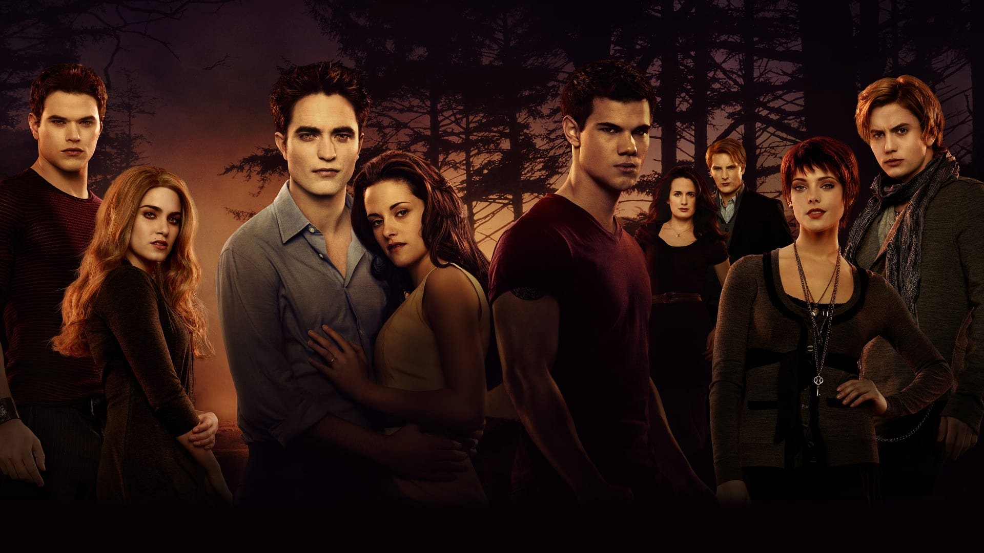 Cinematic background from The Twilight Saga: Breaking Dawn - Part 1 2011 - The new found married bliss of Bella Swan and vampire Edward Cullen is cut short when a series of betrayals and misfortunes threatens to destroy their world.
