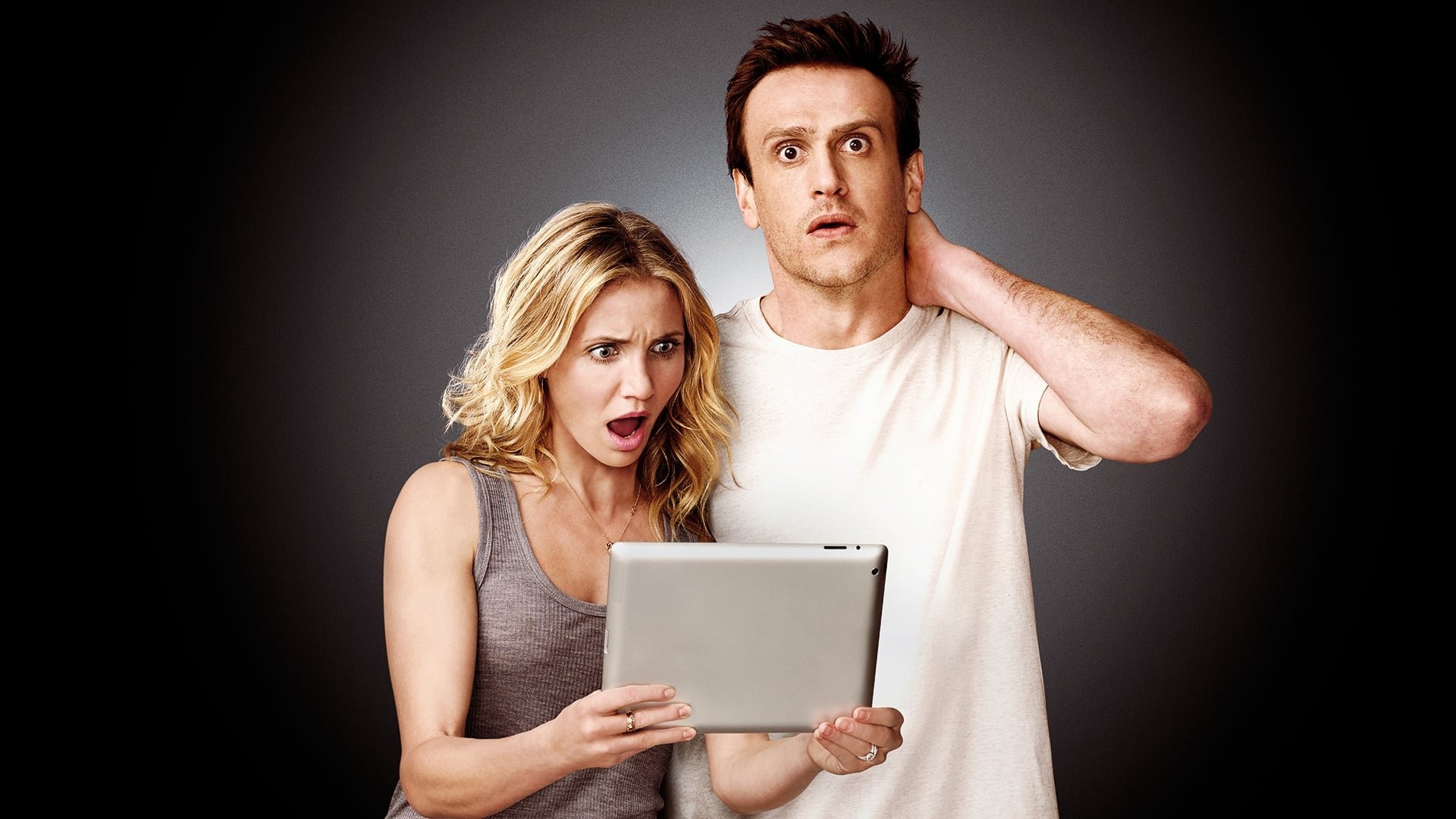 Cinematic background from Sex Tape 2014 - When Jay and Annie first got together, their romantic connection was intense – but ten years and two kids later, the flame of their love needs a spark.  To kick things up a notch, they decide – why not? – to make a video of themselves trying out every position in The Joy of Sex in one marathon three-hour session.  It seems like a great idea – until they discover that their most private video is no longer private.  With their reputations on the line, they know they’re just one click away from being laid bare to the world... but as their race to reclaim their video leads to a night they'll never forget, they'll find that their video will expose even more than they bargained for.