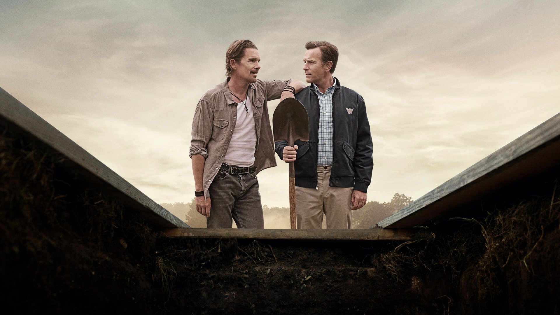 Cinematic background from Raymond & Ray 2022 - Half brothers Raymond and Ray reunite when their estranged father dies—and discover that his final wish was for them to dig his grave. Together, they process who they’ve become as men, both because of their father and in spite of him.