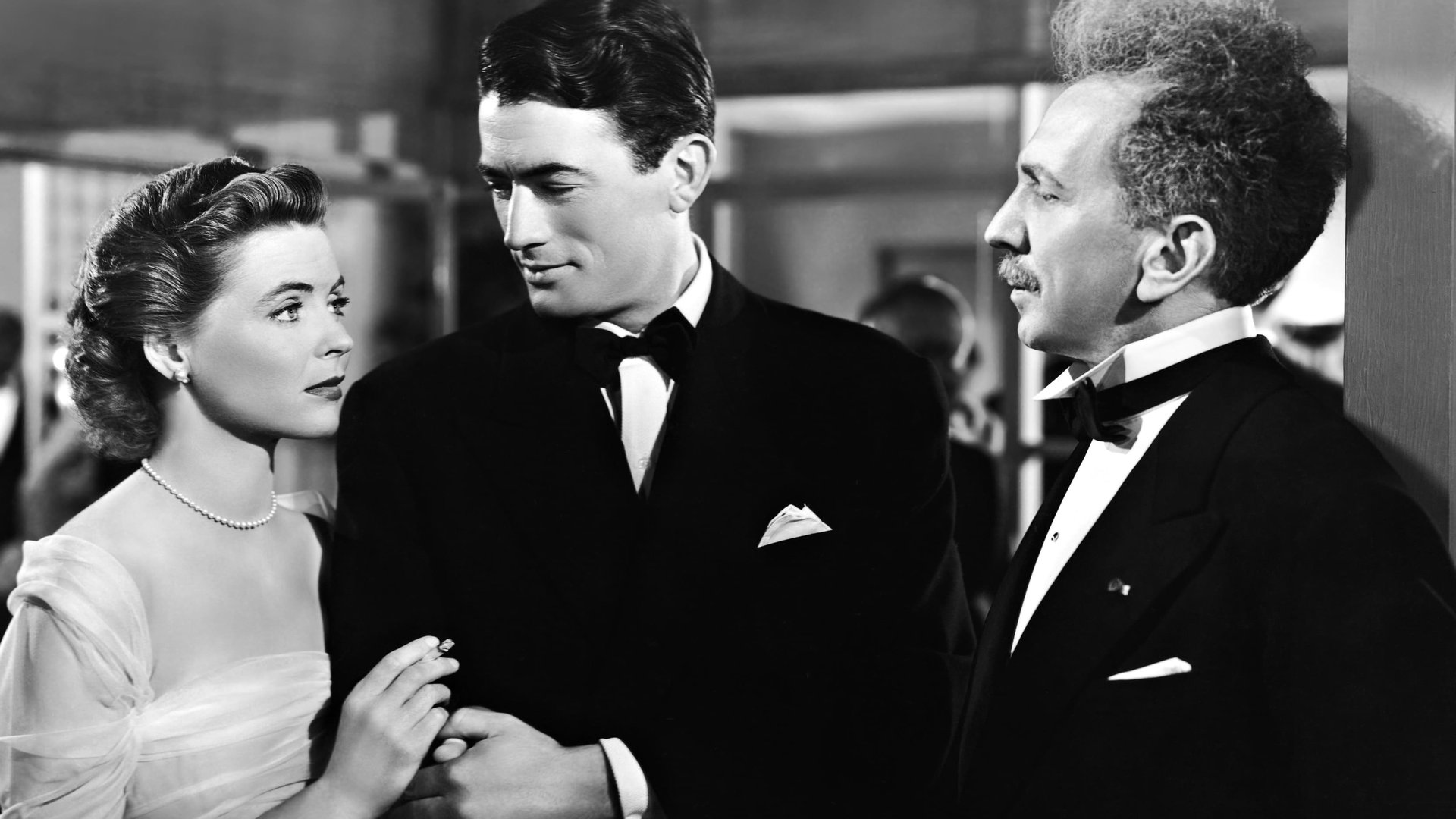Cinematic background from Gentleman's Agreement 1947 - A magazine writer poses as a Jew to expose anti-Semitism.