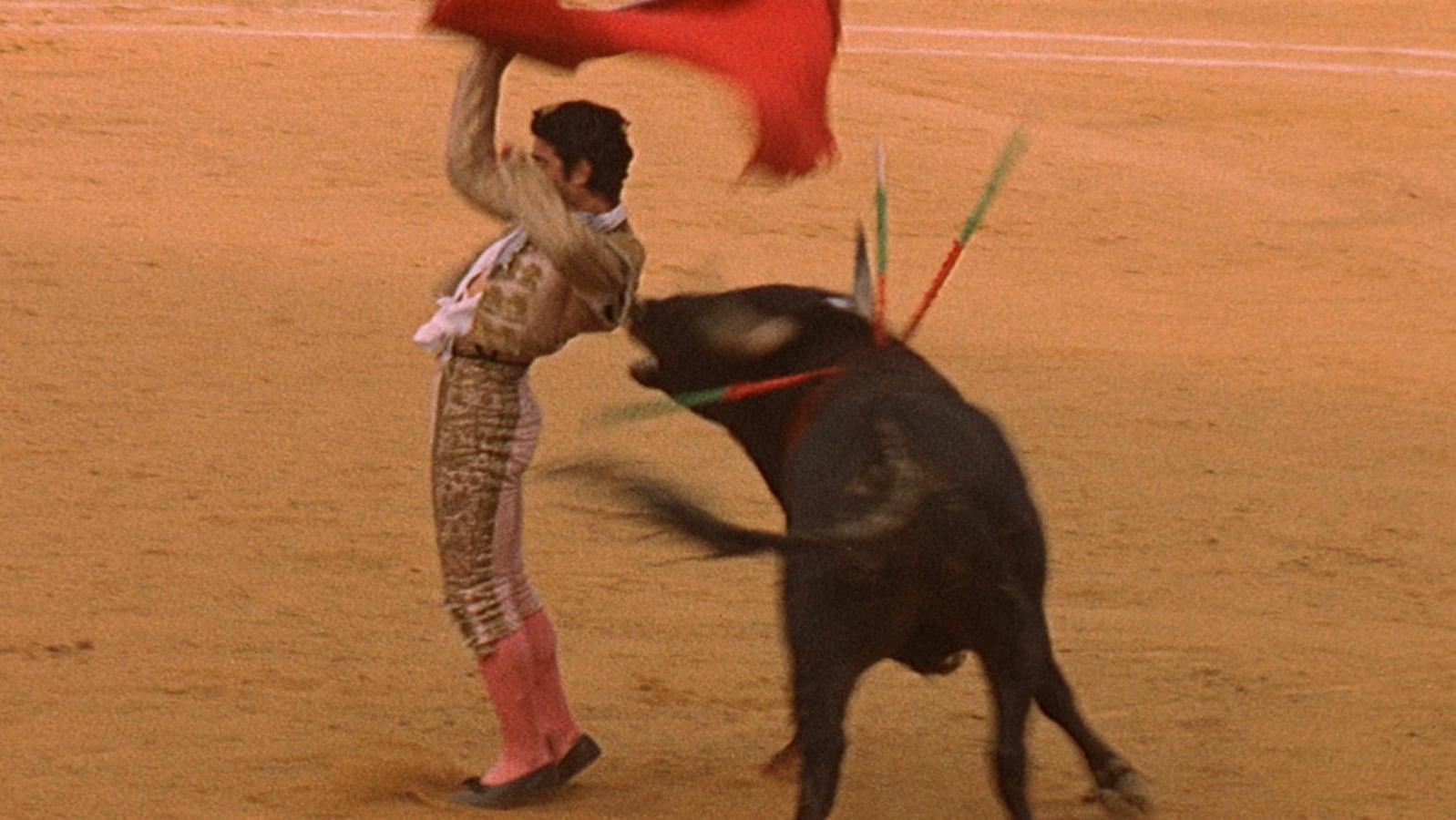 Cinematic background from The Moment of Truth 1965 - Miguel, a poor young man living in Franco's Spain becomes a bull fighter to escape starvation.