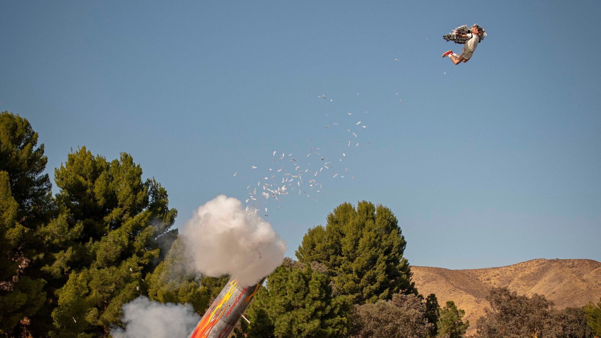 Cinematic background from Jackass Forever 2022 - The Jackass crew, along with some newcomers, returns for one final round of hilarious, absurd, and dangerous stunts.