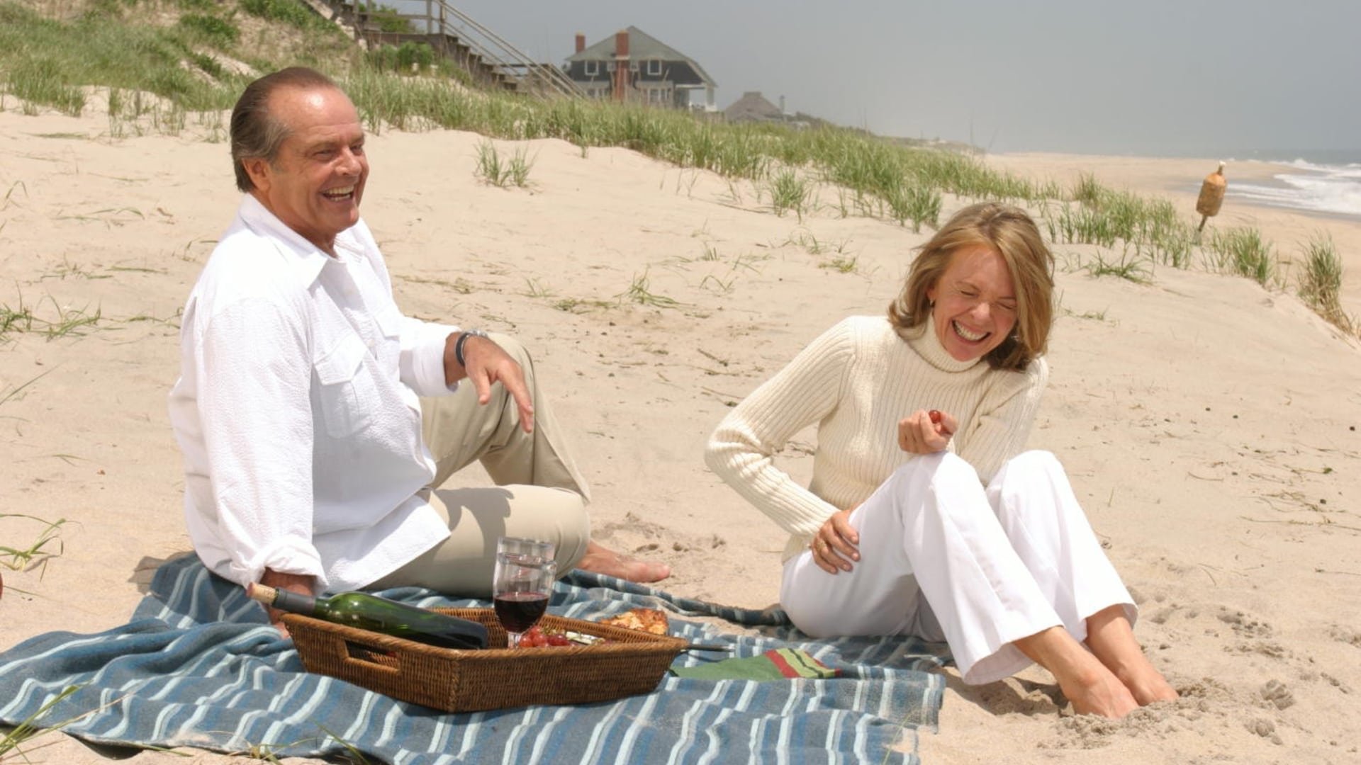 Cinematic background from Something's Gotta Give 2003 - Harry Sanborn is an aged music industry exec with a fondness for younger women like Marin, his latest trophy girlfriend. Things get a little awkward when Harry suffers a heart attack at the home of Marin's mother, Erica. Left in the care of Erica and his doctor, a love triangle starts to take shape.